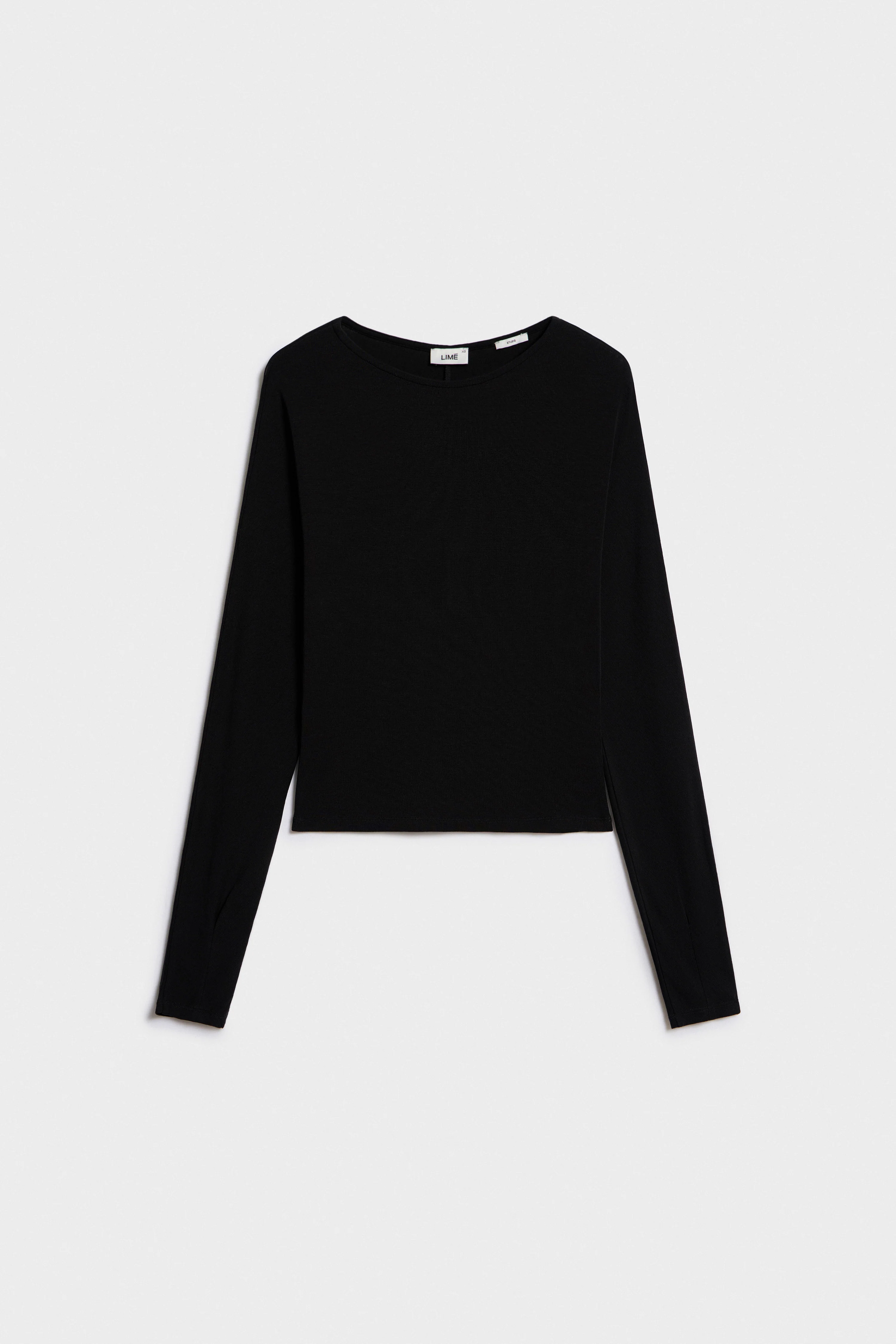 LONG-SLEEVED LYOCELL-WOOL T-SHIRT - Image 5