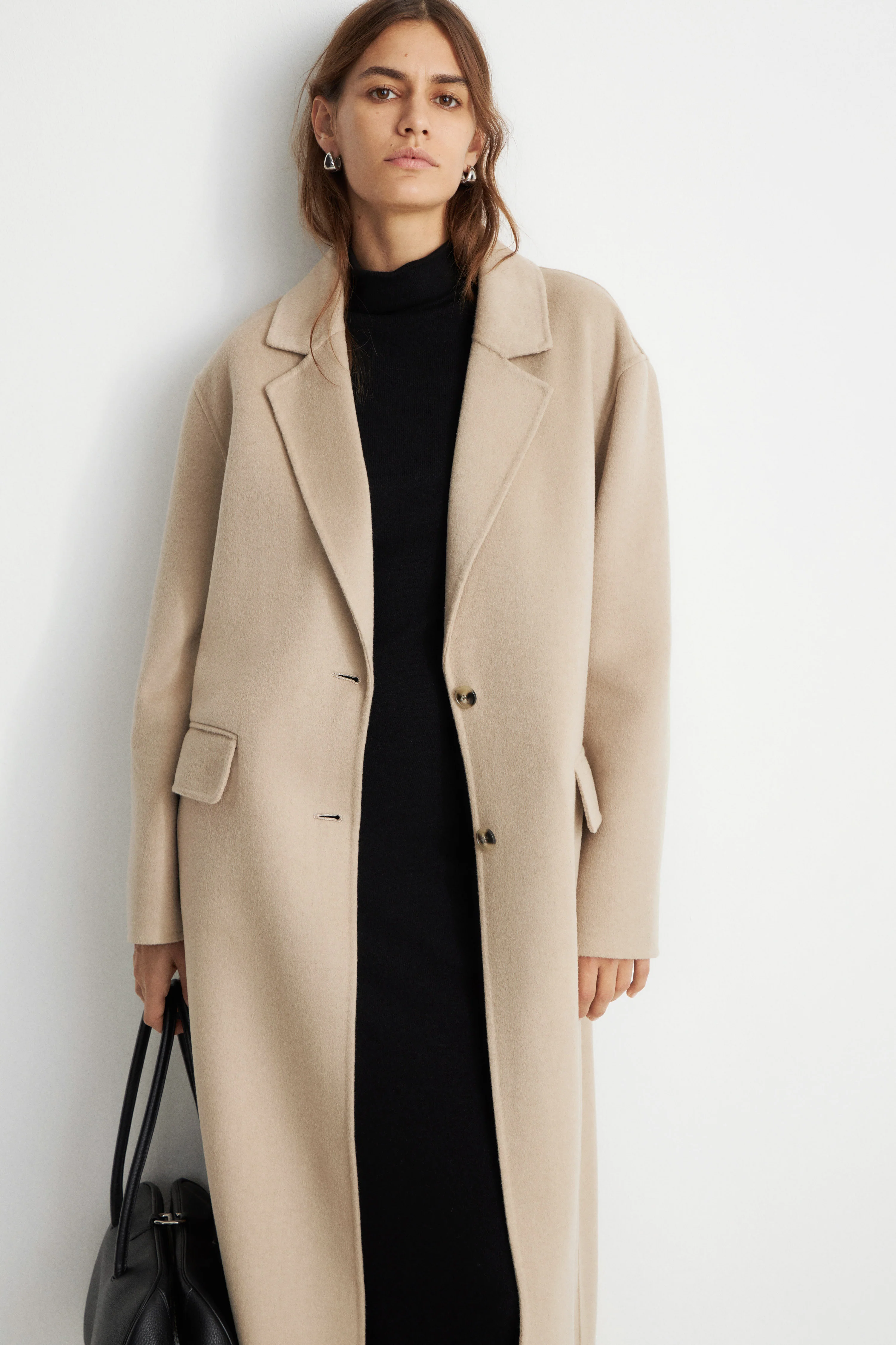 HANDMADE WOOL-BLEND COAT - Image 4