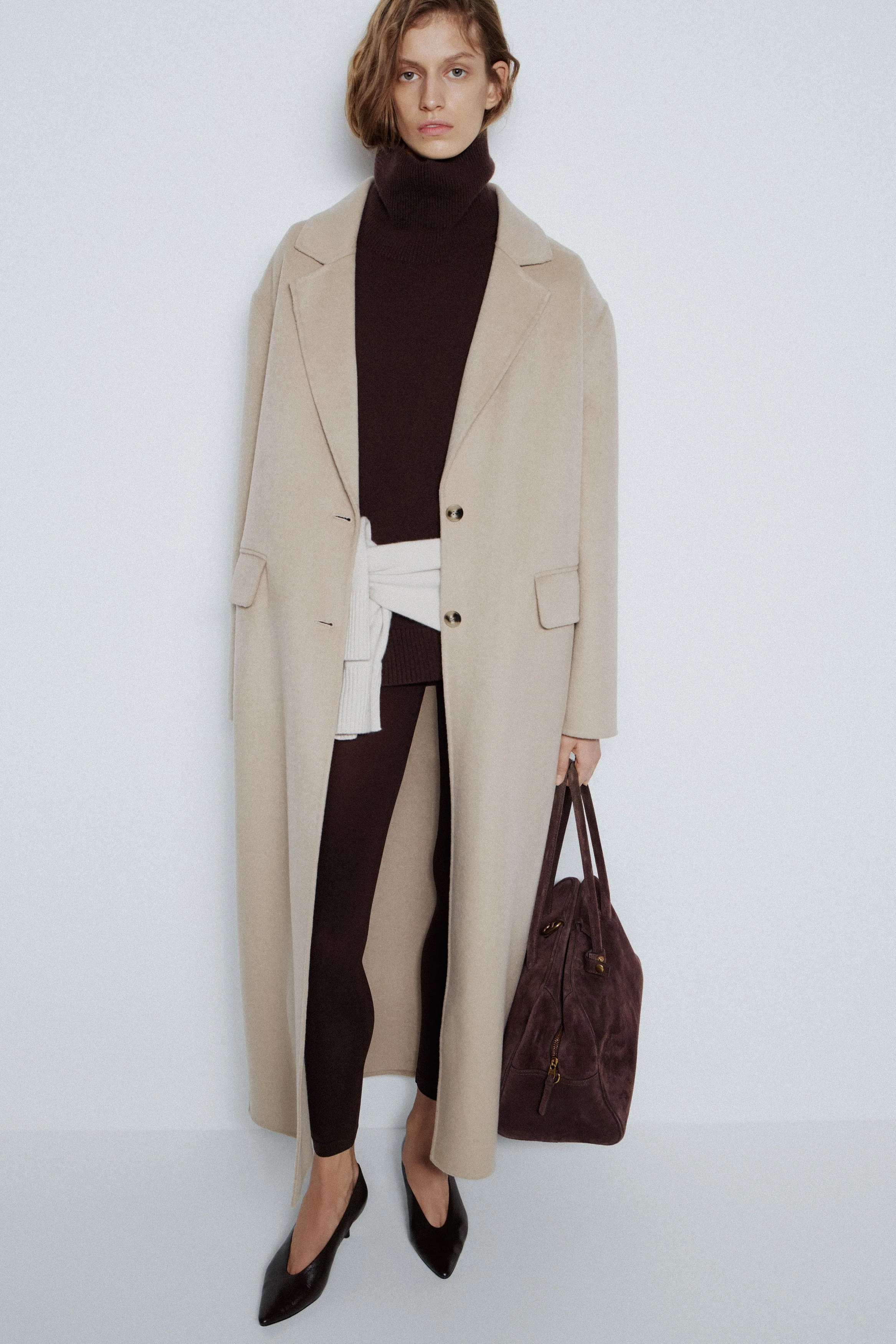 HANDMADE WOOL-BLEND COAT - Image 6