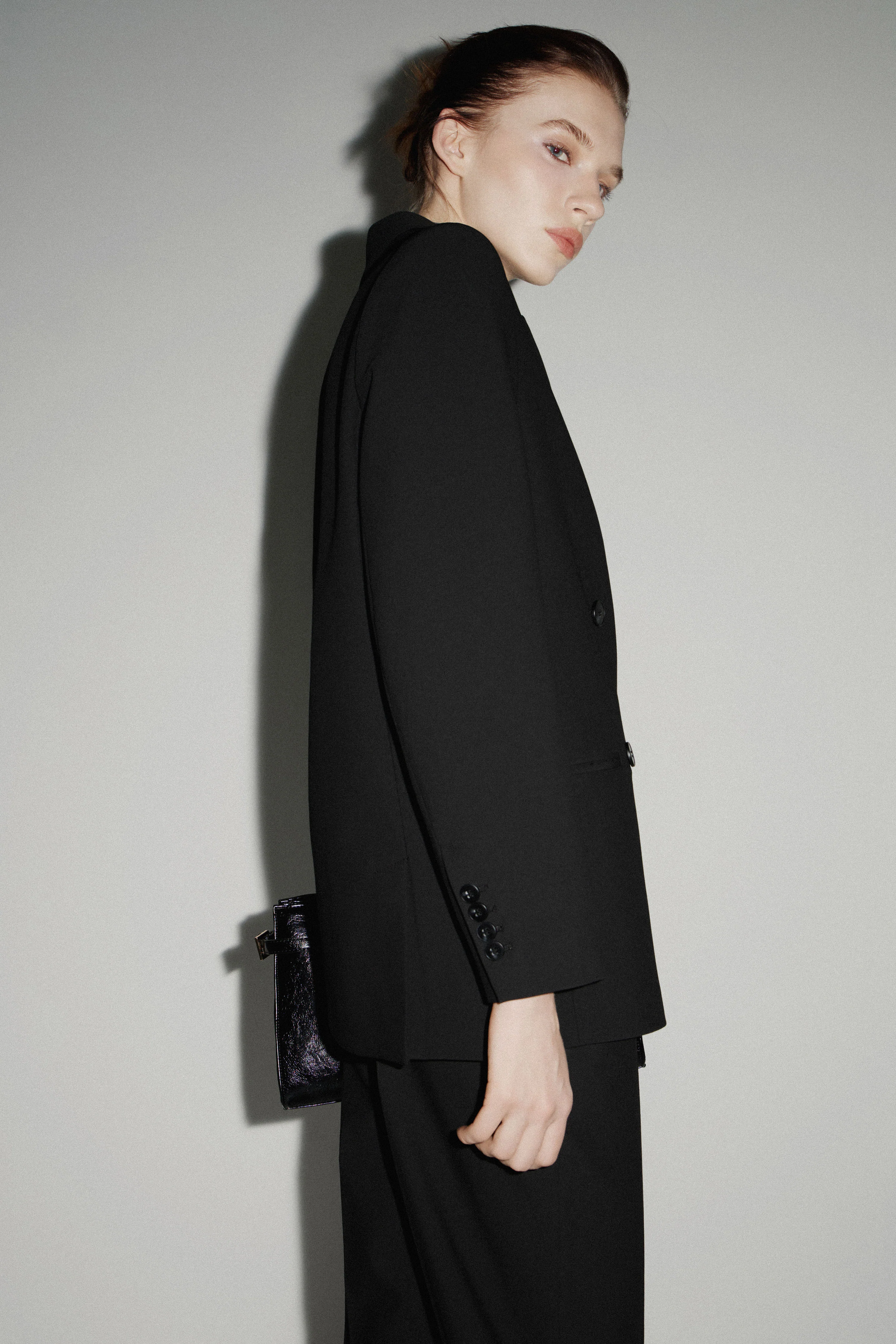 LONGLINE DOUBLE-BREASTED BLAZER - Image 4