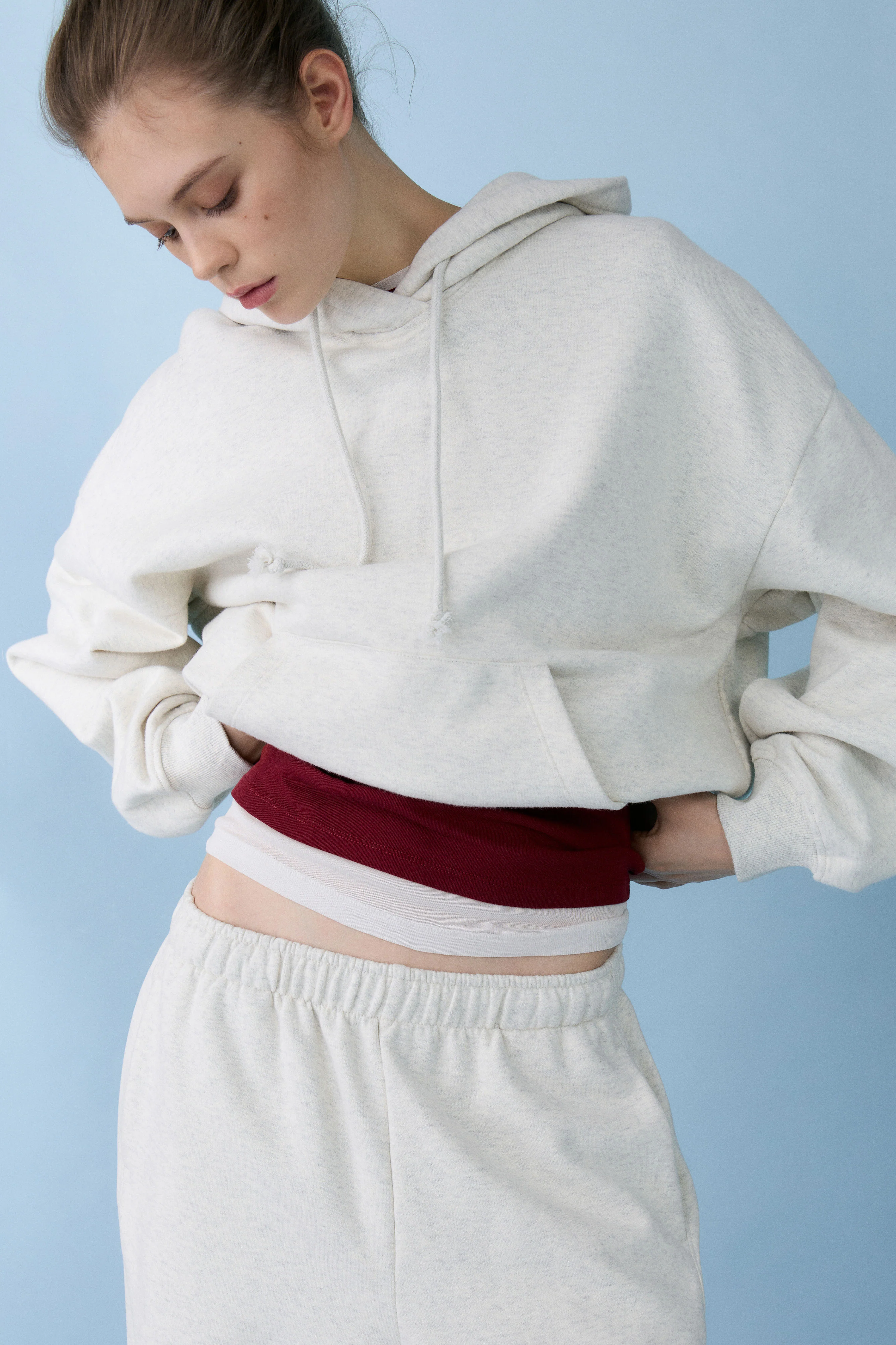 LOOSE-FIT COTTON HOODED SWEATSHIRT - Image 2