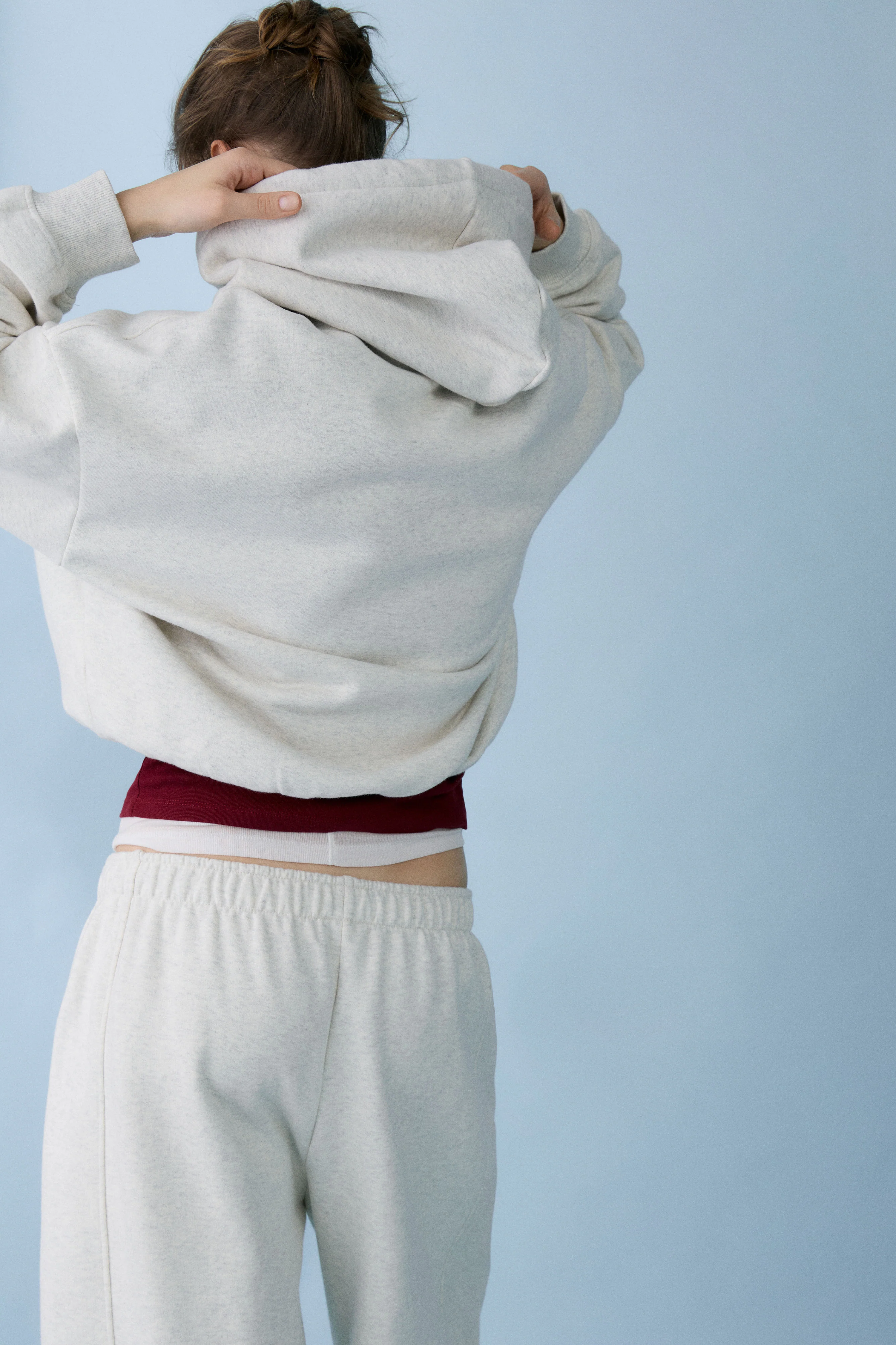 LOOSE-FIT COTTON HOODED SWEATSHIRT - Image 3