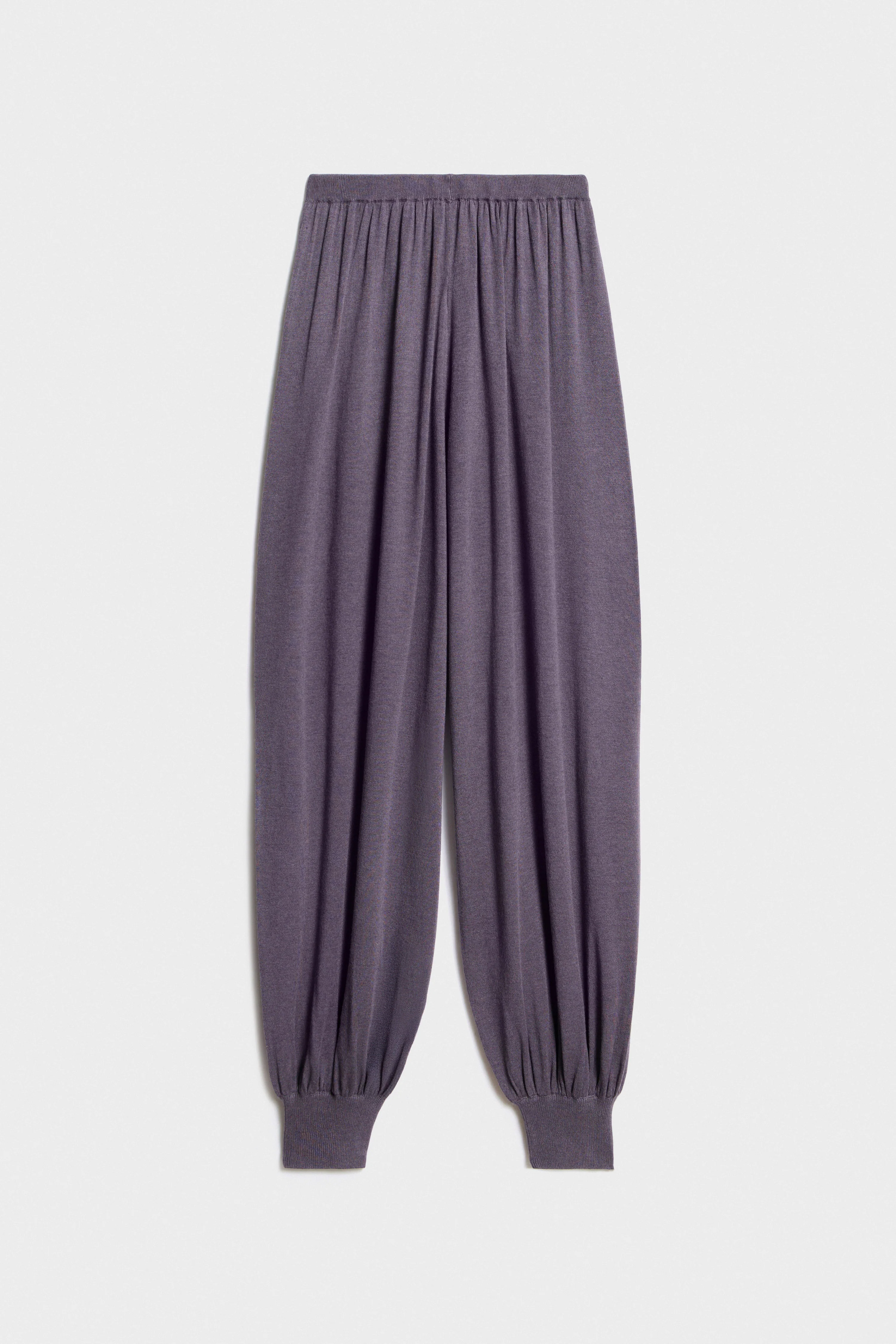 LOOSE-FIT KNIT VISCOSE TROUSERS - Image 5