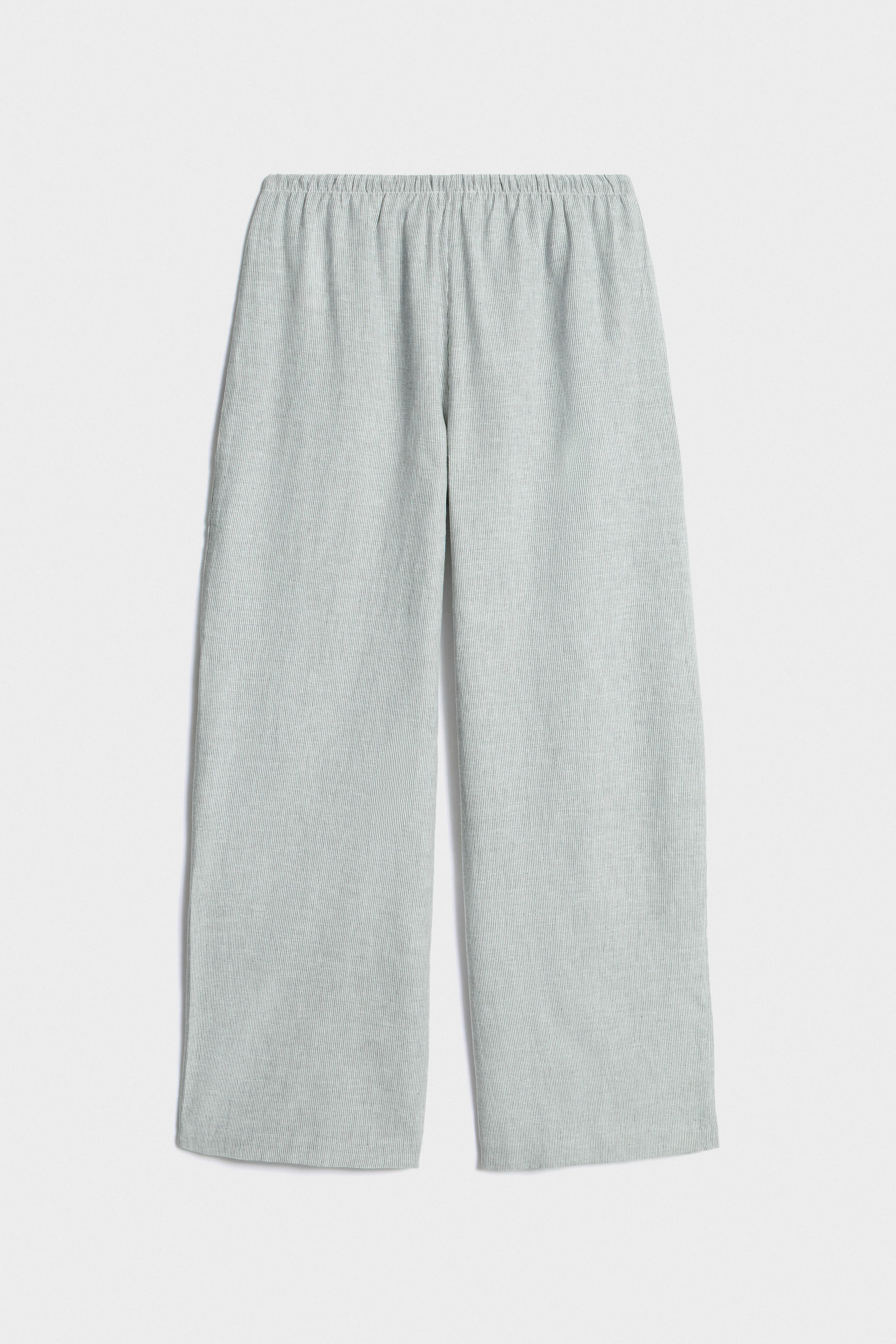 LOOSE-FIT LINEN-COTTON TROUSERS - Image 5