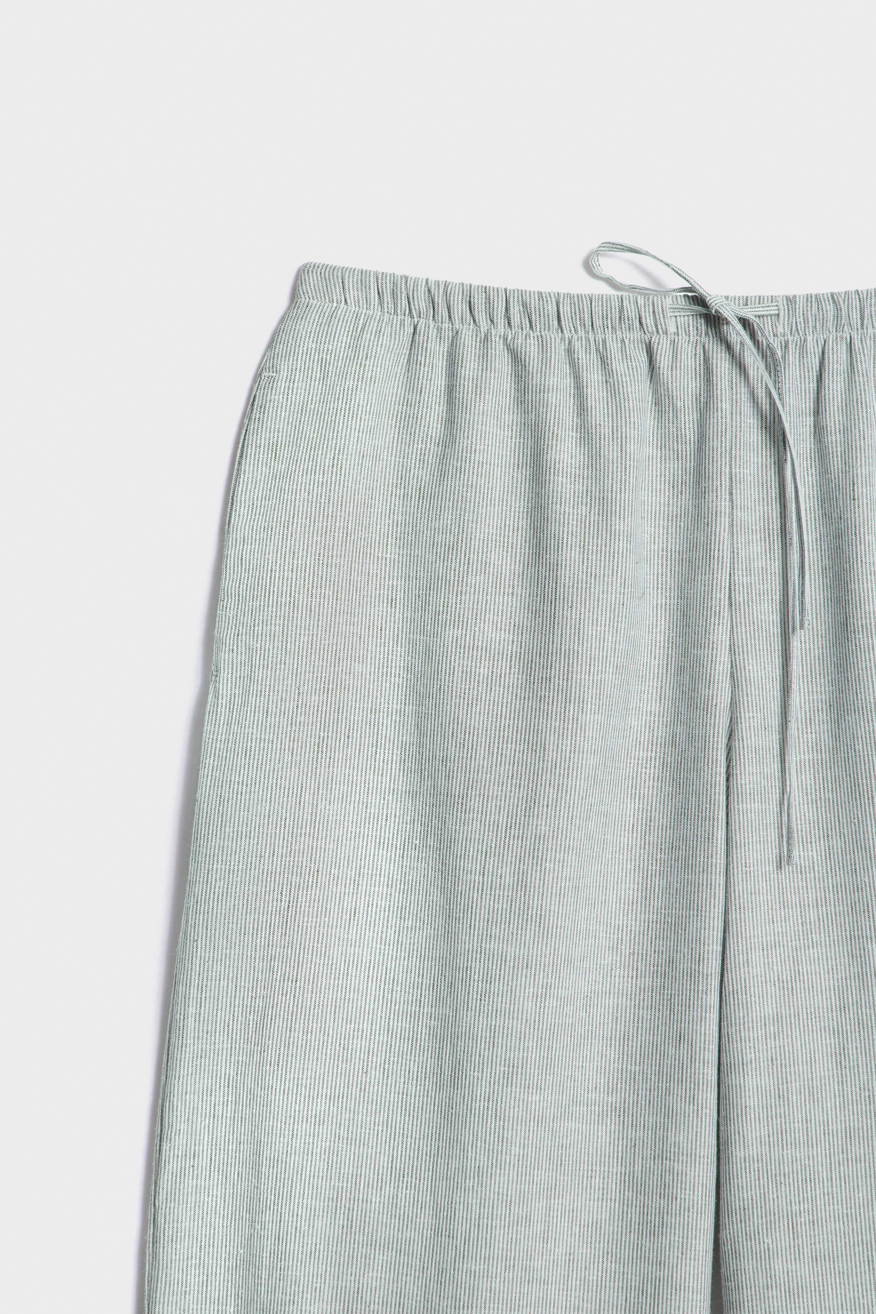 LOOSE-FIT LINEN-COTTON TROUSERS - Image 6