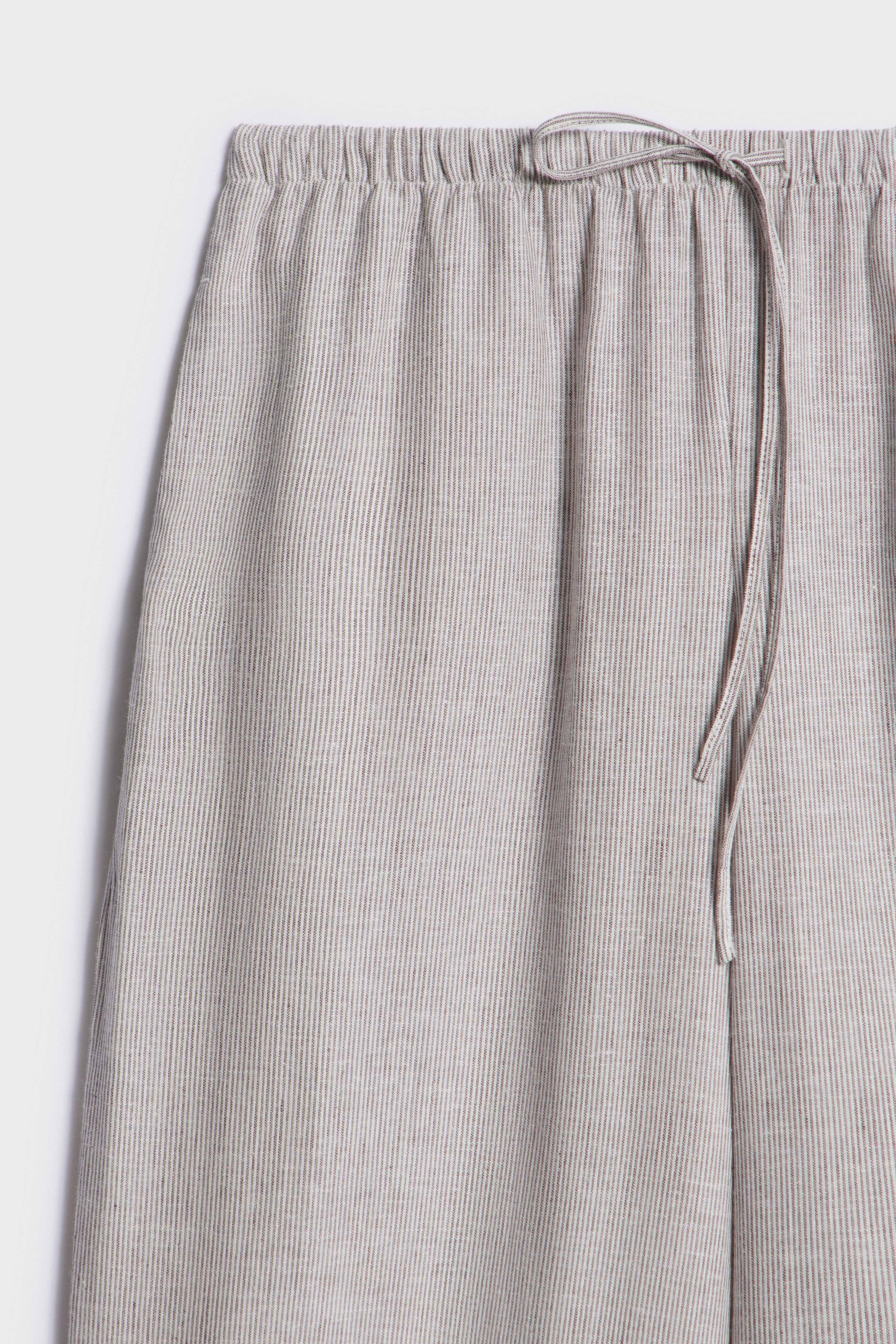 LOOSE-FIT LINEN-COTTON TROUSERS - Image 6