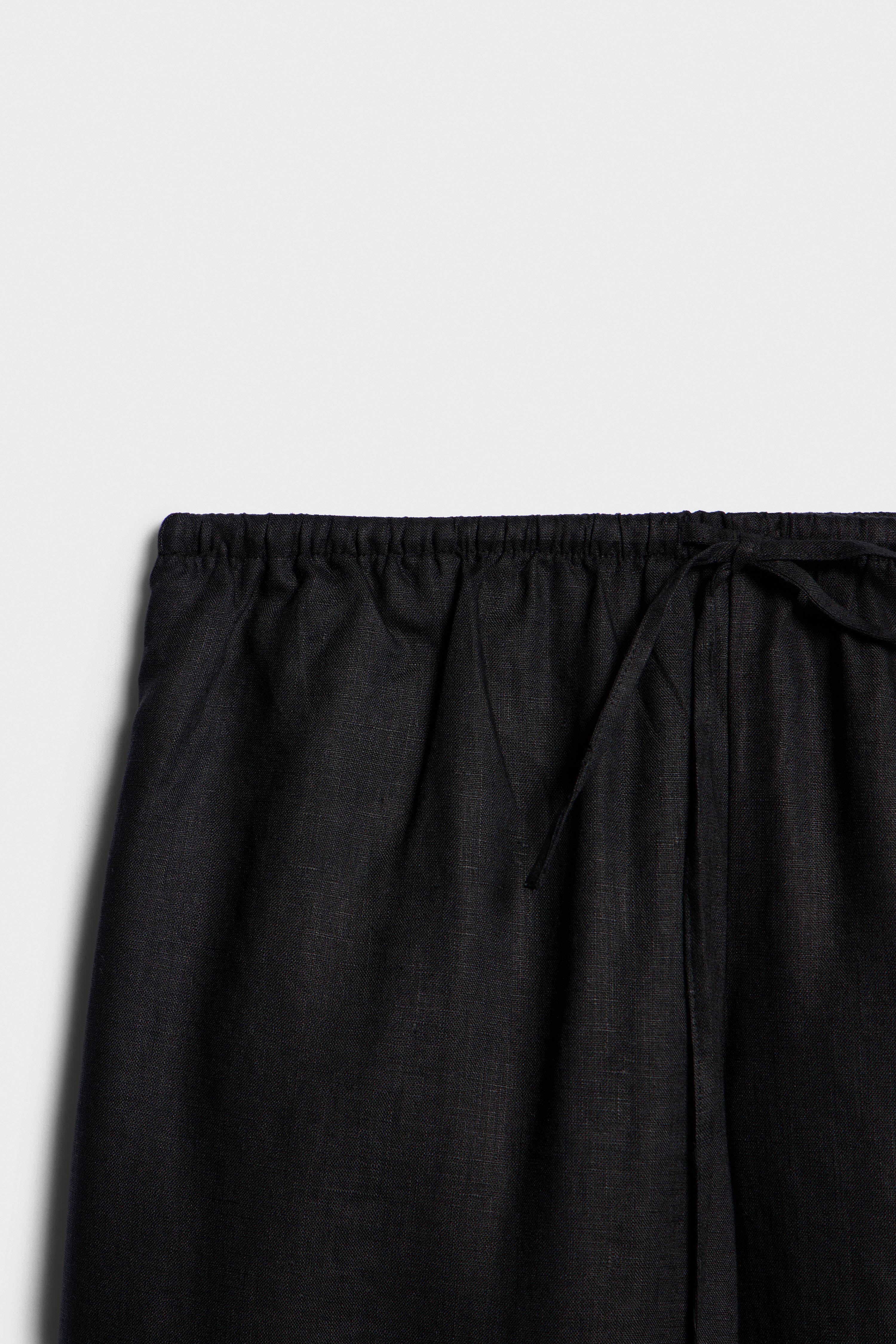 LOOSE-FIT WIDE-LEG LINEN TROUSERS - Image 7