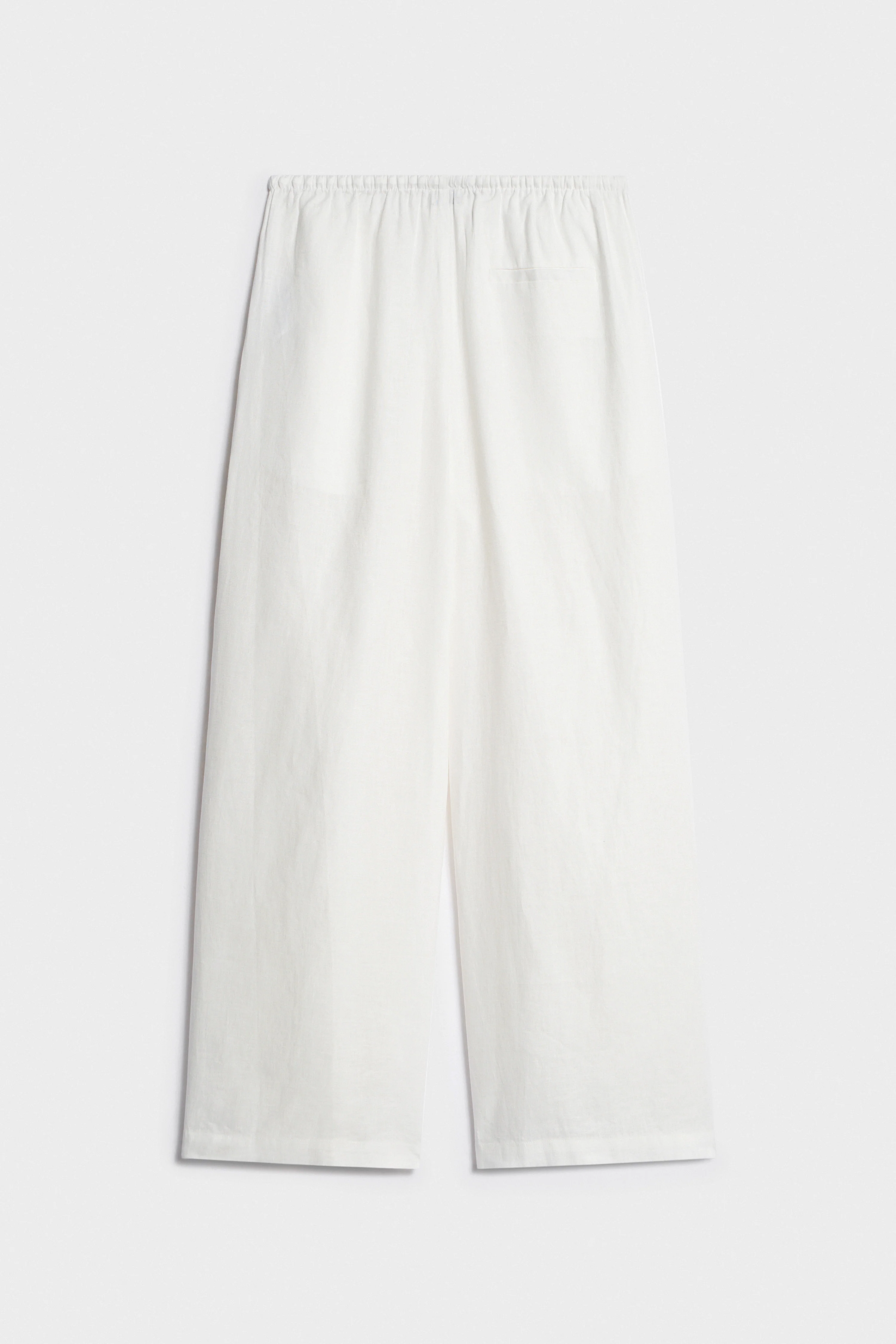 LOOSE-FIT WIDE-LEG LINEN TROUSERS - Image 6