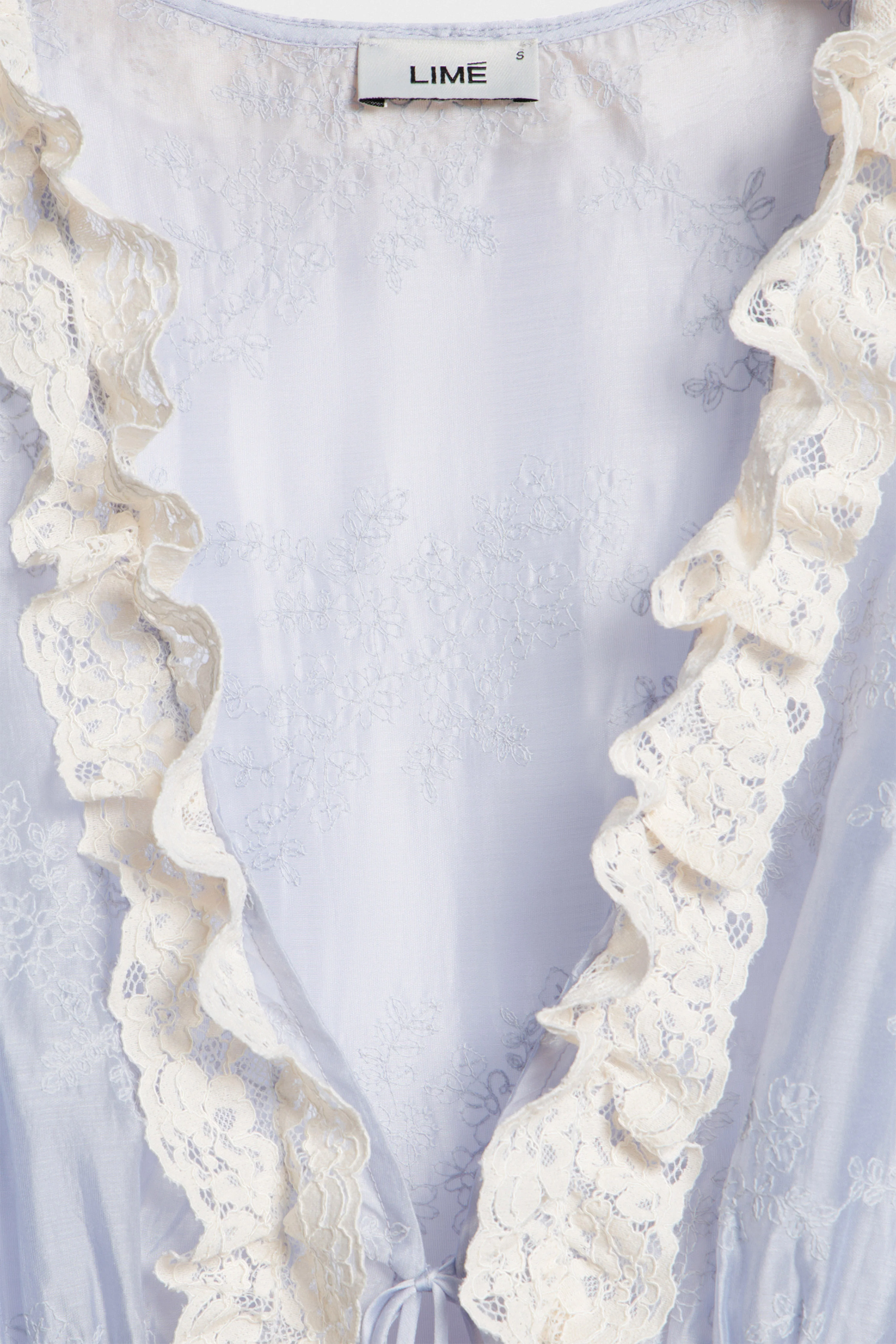 LYOCELL AND LACE BLOUSE - Image 6