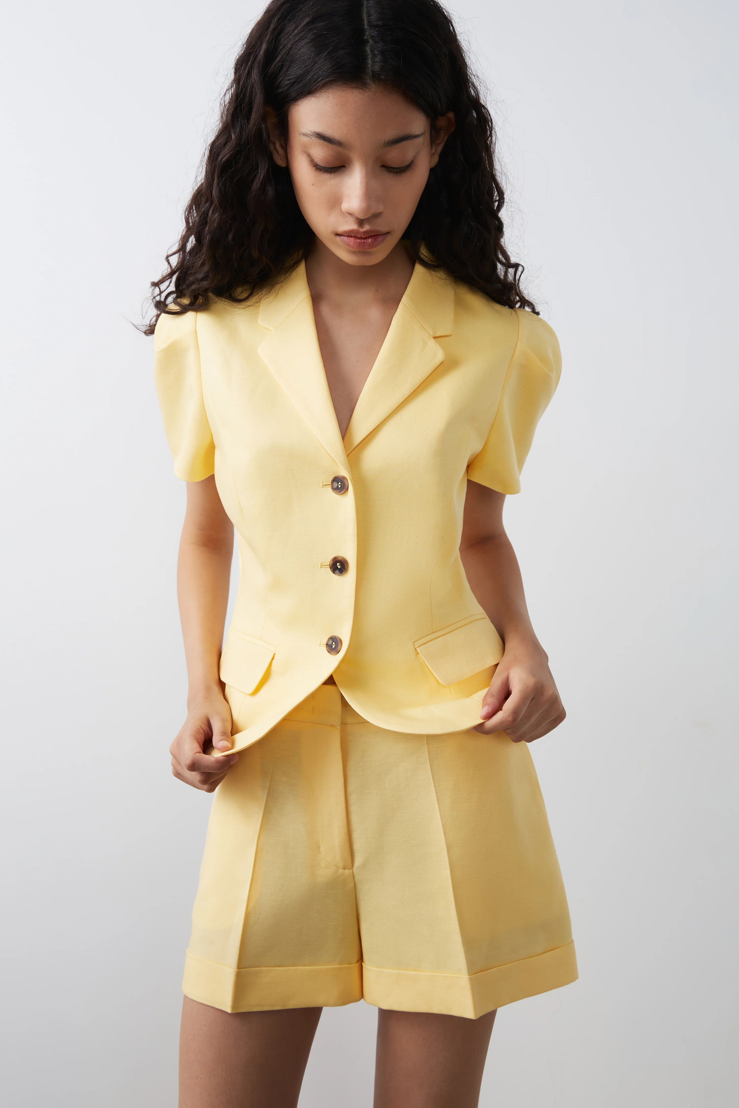 LYOCELL-BLEND SHORTS - Image 2
