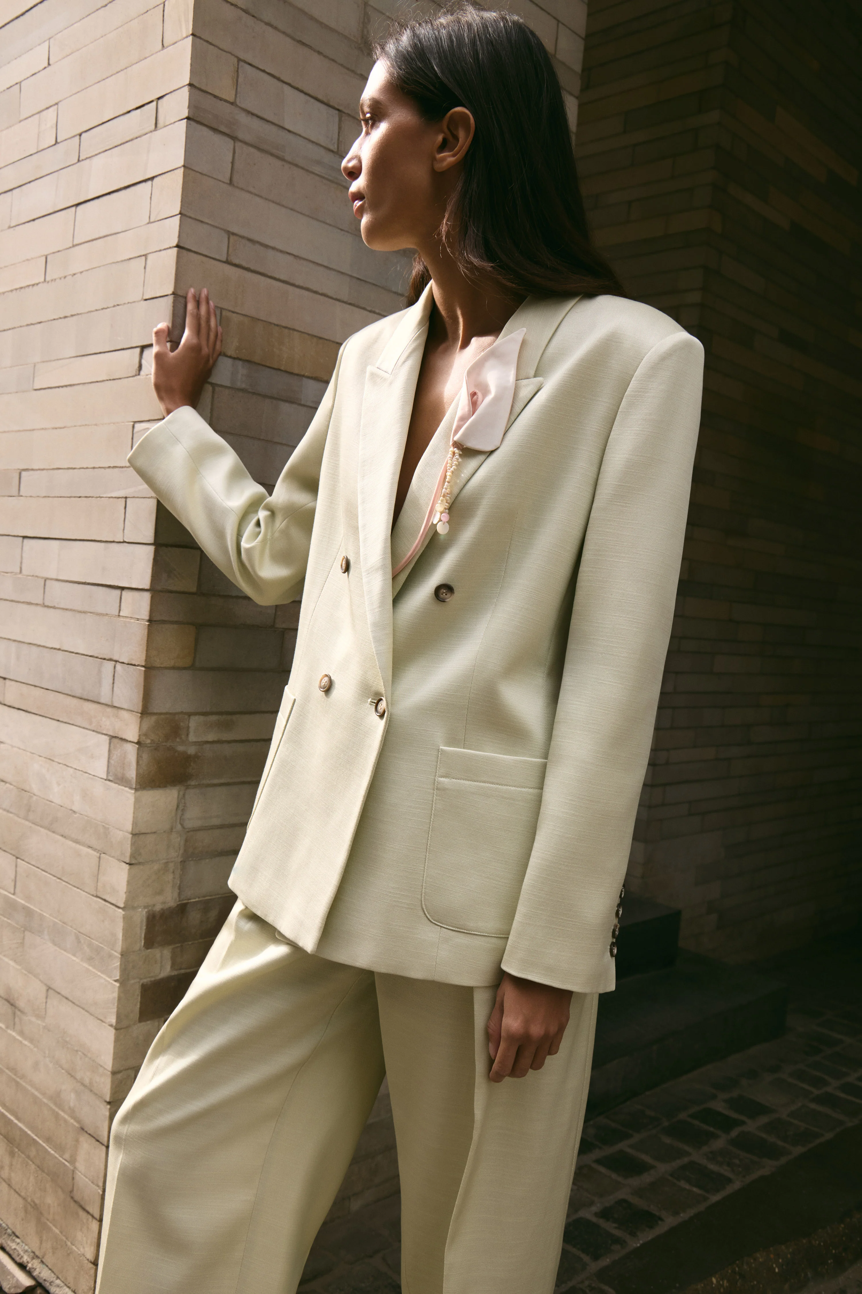 LYOCELL-COTTON BLAZER - Image 4
