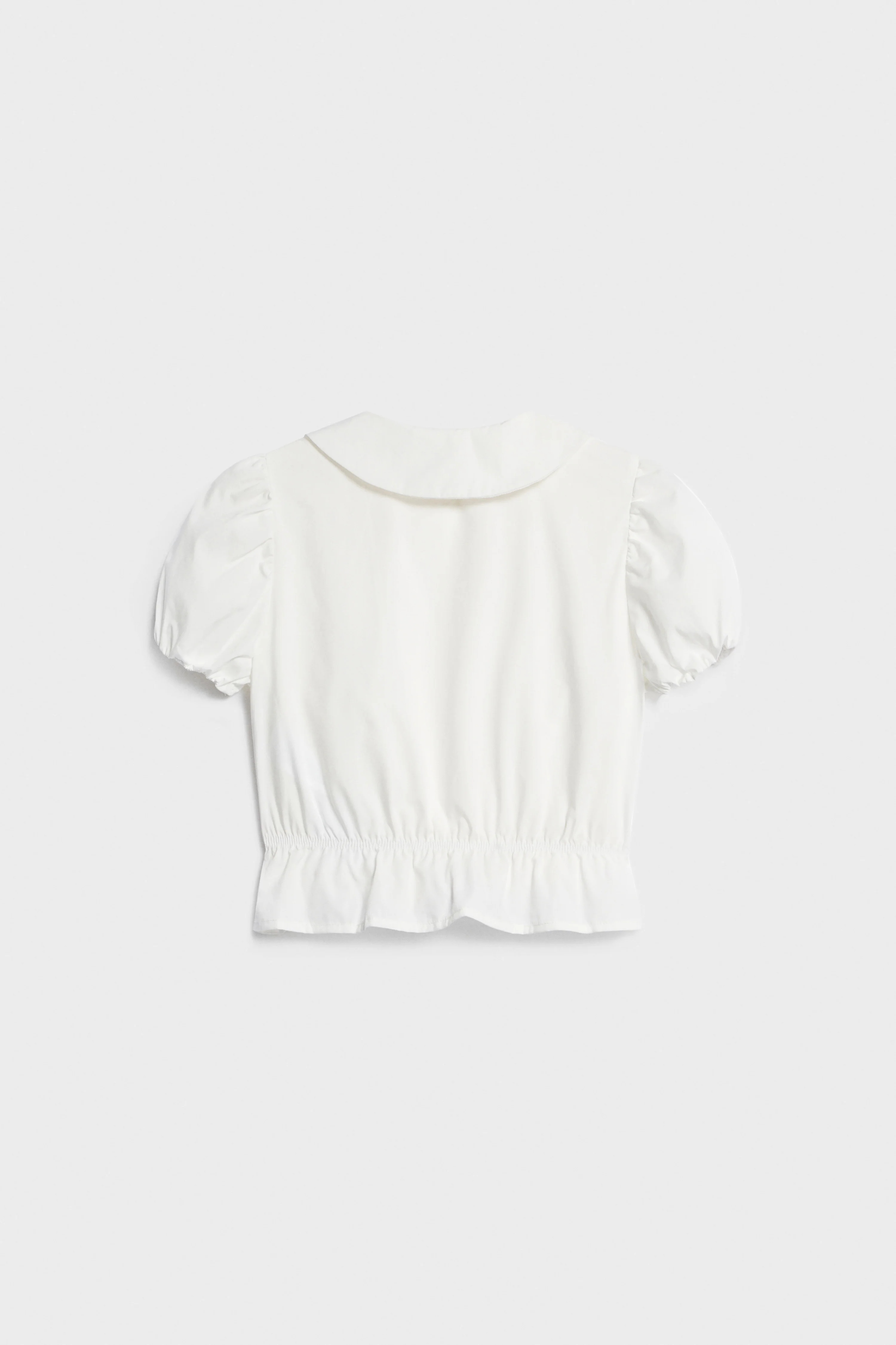 LYOCELL-COTTON BLOUSE WITH COLLAR - Image 5