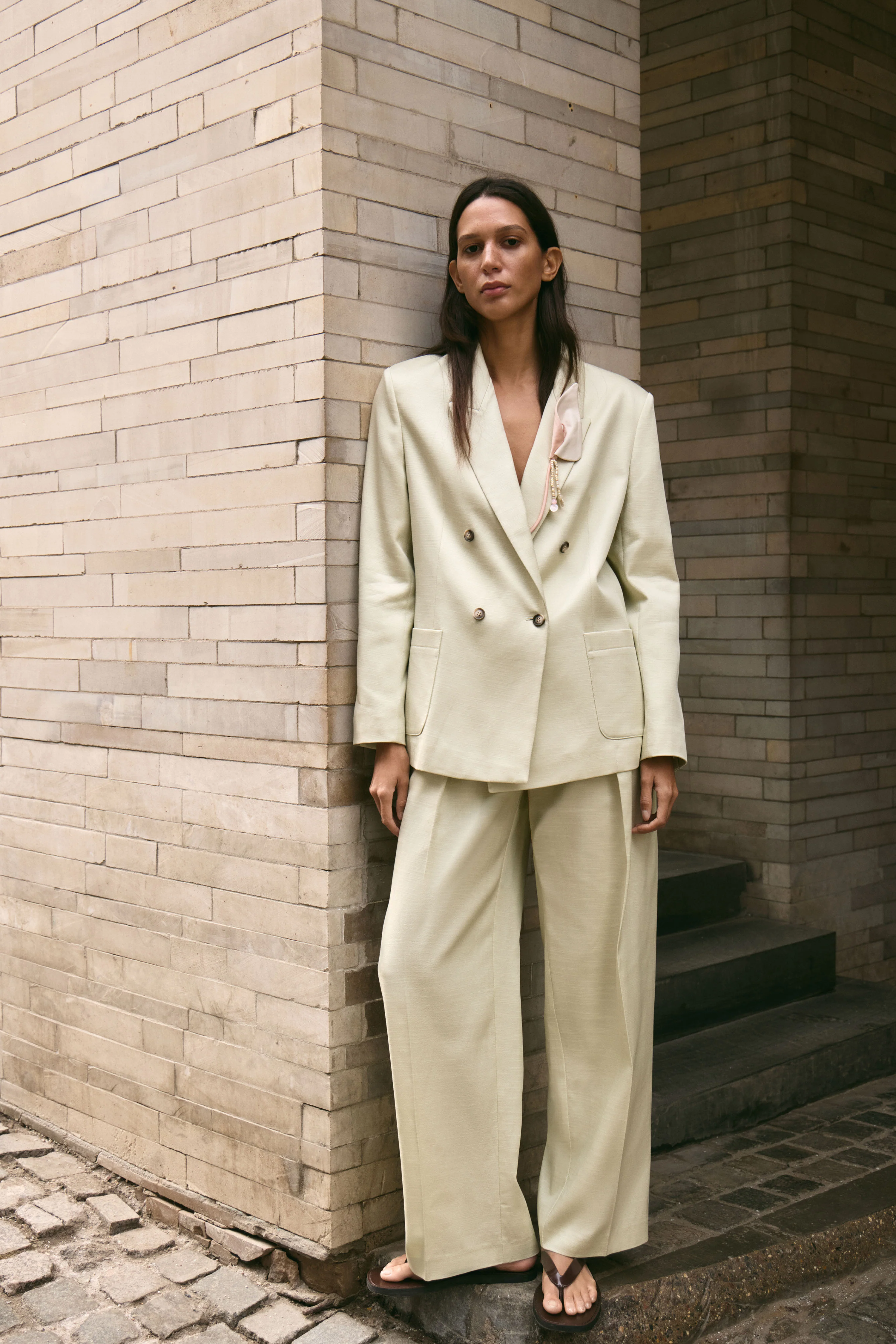 LYOCELL-COTTON TROUSERS