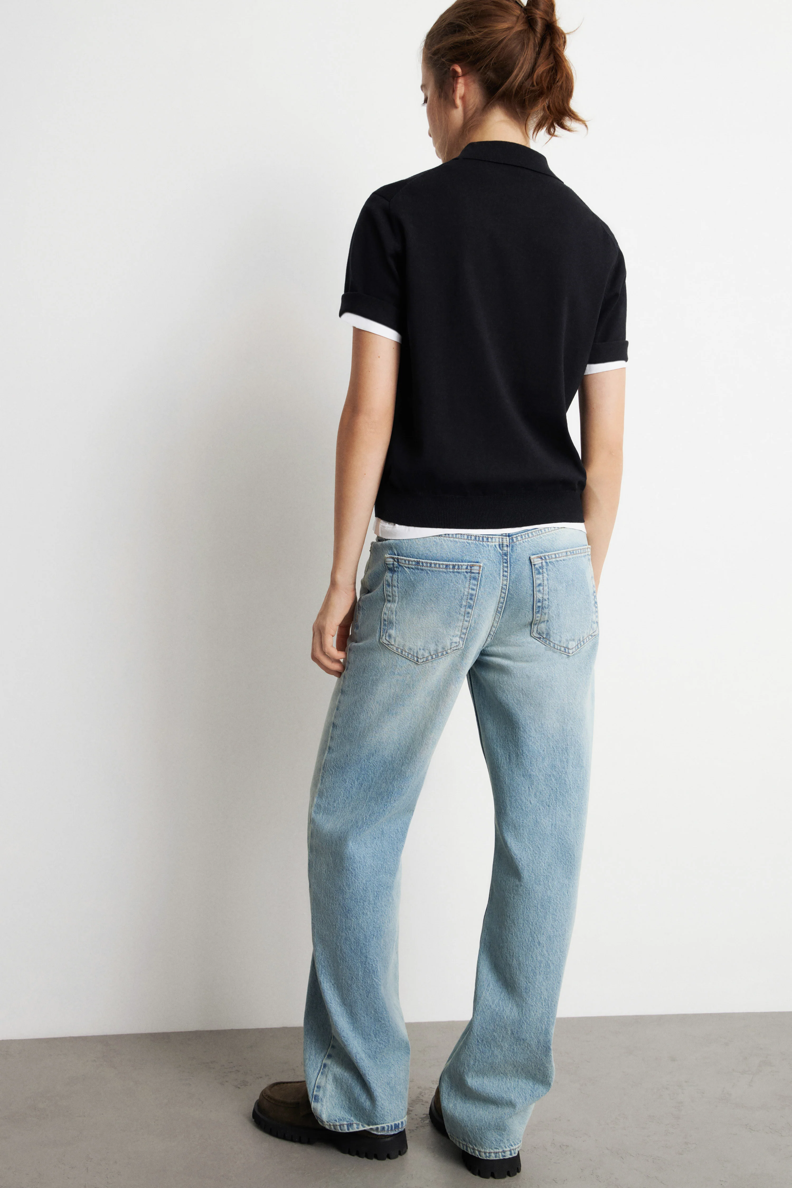 LYOCELL KNIT POLO JUMPER - Image 4