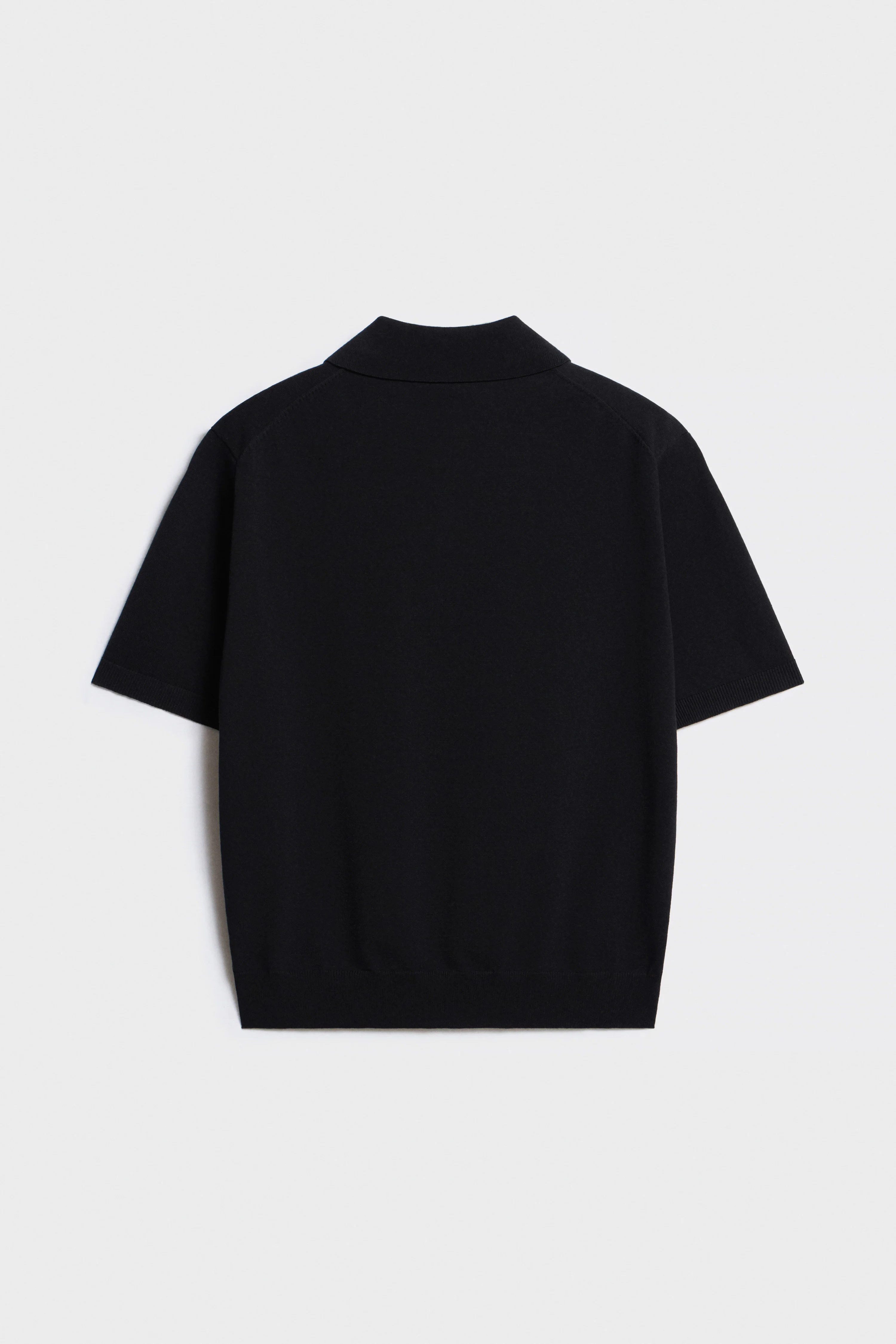 LYOCELL KNIT POLO JUMPER - Image 6