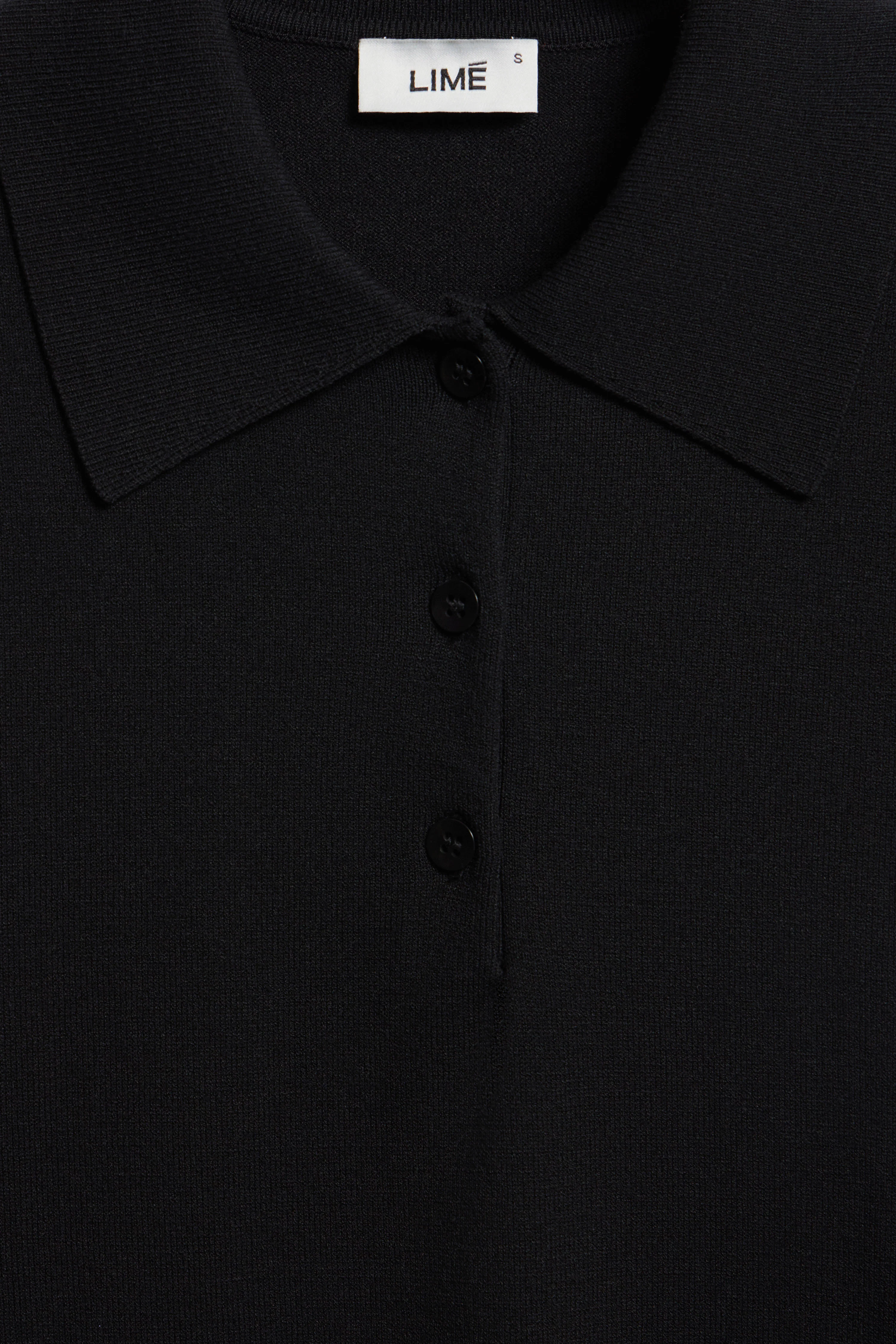 LYOCELL KNIT POLO JUMPER - Image 7