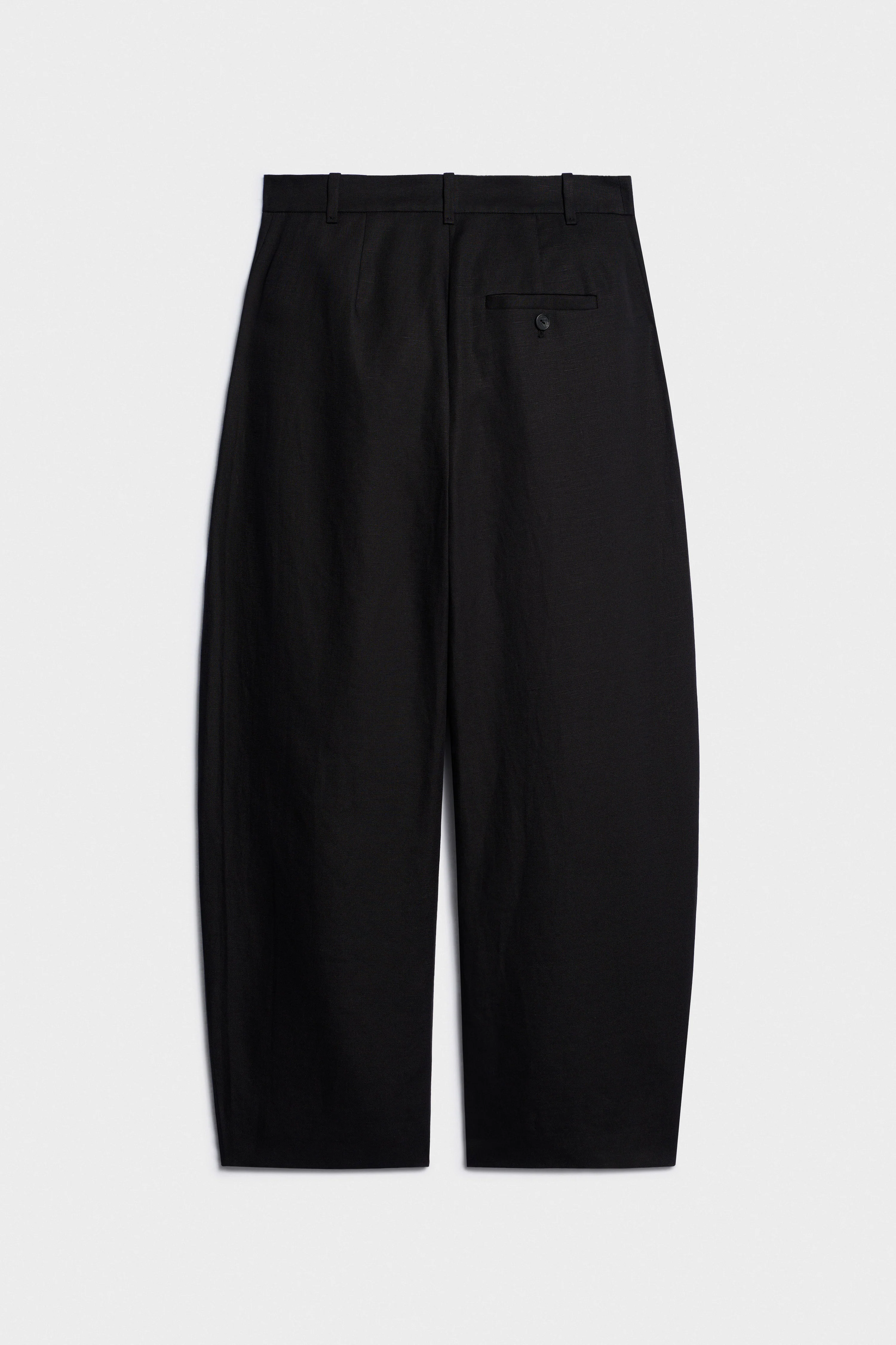 LYOCELL-LINEN BAGGY TROUSERS - Image 6