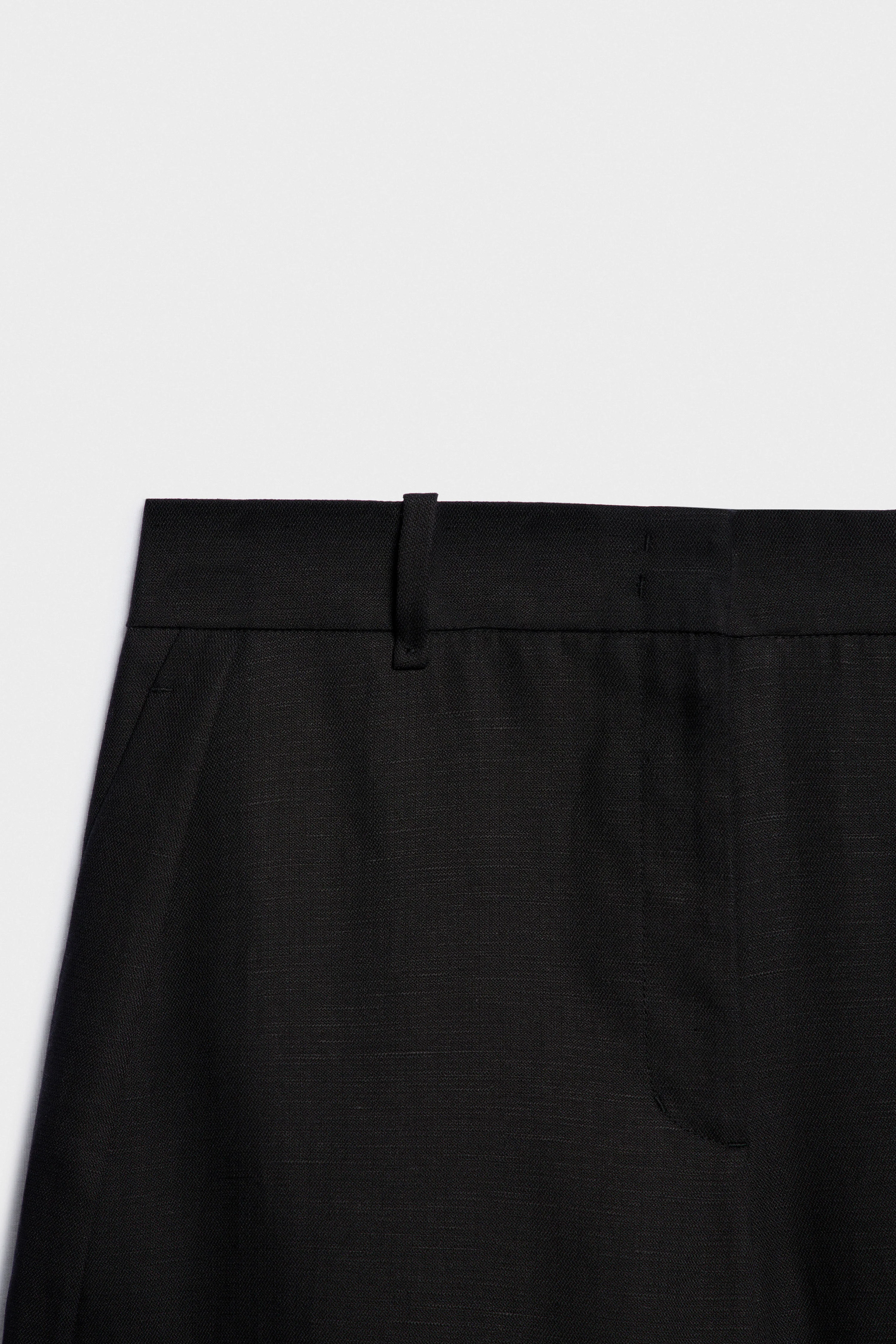 LYOCELL-LINEN BAGGY TROUSERS - Image 7