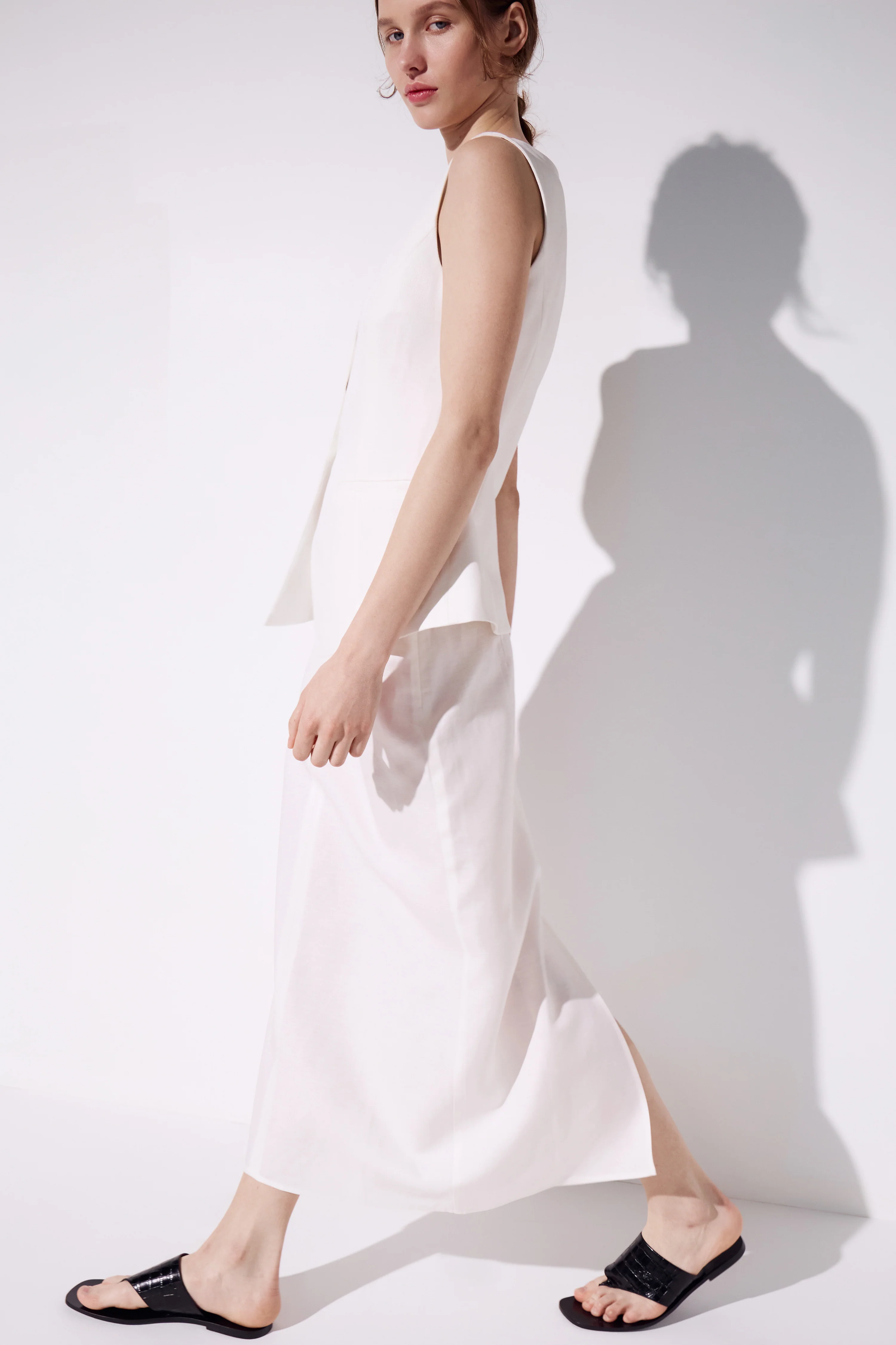 LYOCELL-LINEN SKIRT - Image 3