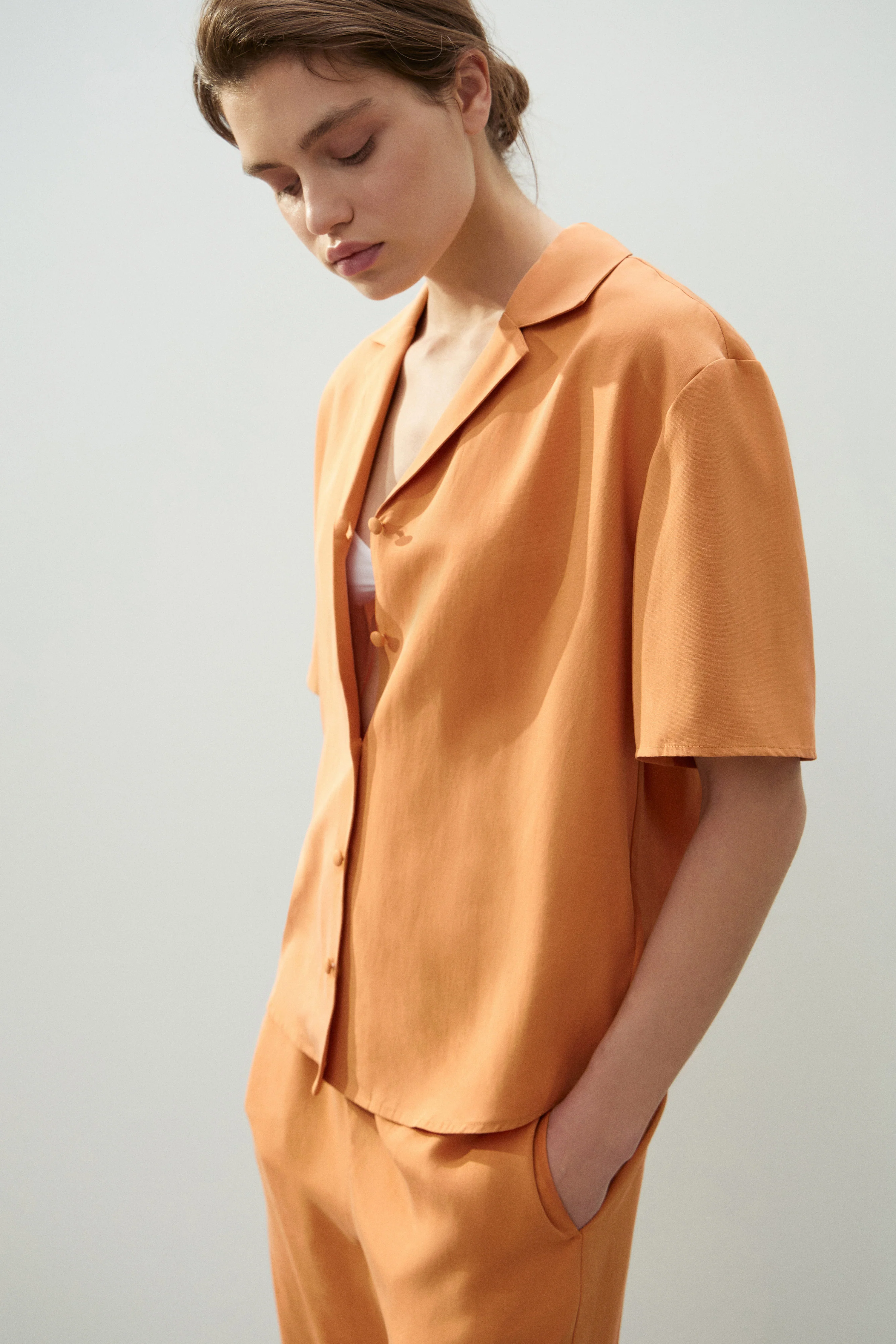 LYOCELL-LINEN STRAIGHT SHIRT - Image 4
