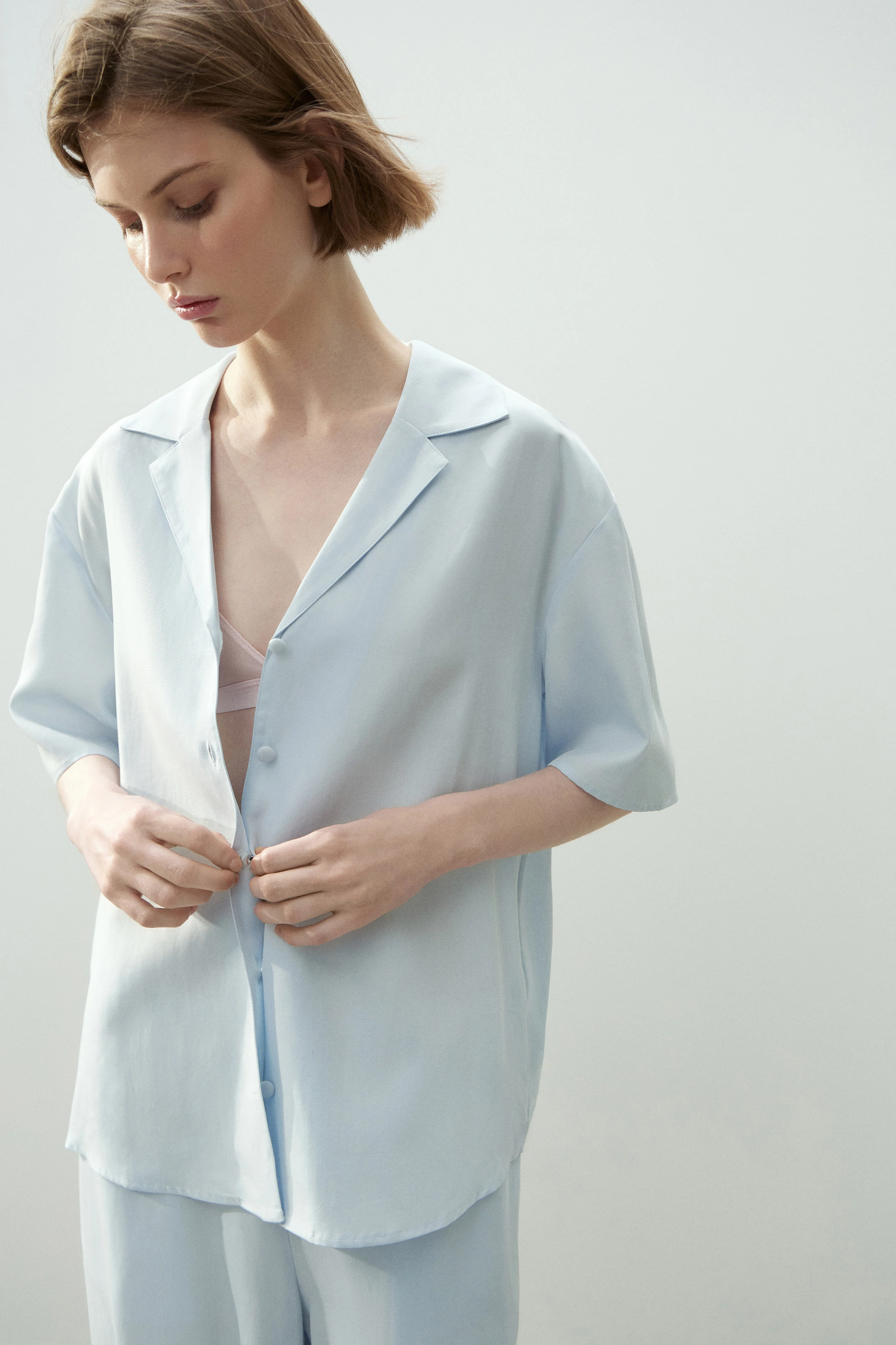 LYOCELL-LINEN STRAIGHT SHIRT - Image 3