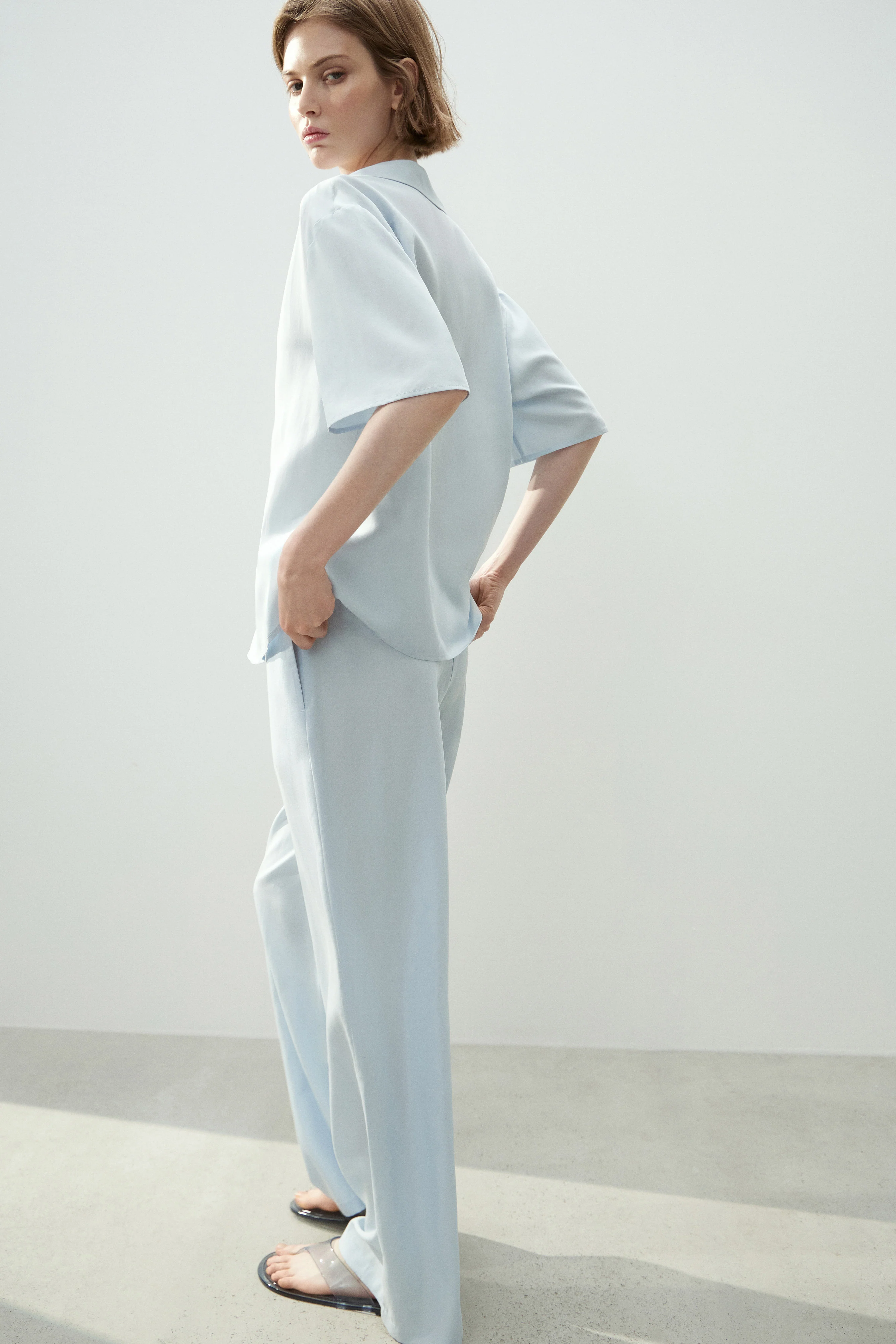 LYOCELL-LINEN STRAIGHT SHIRT - Image 4