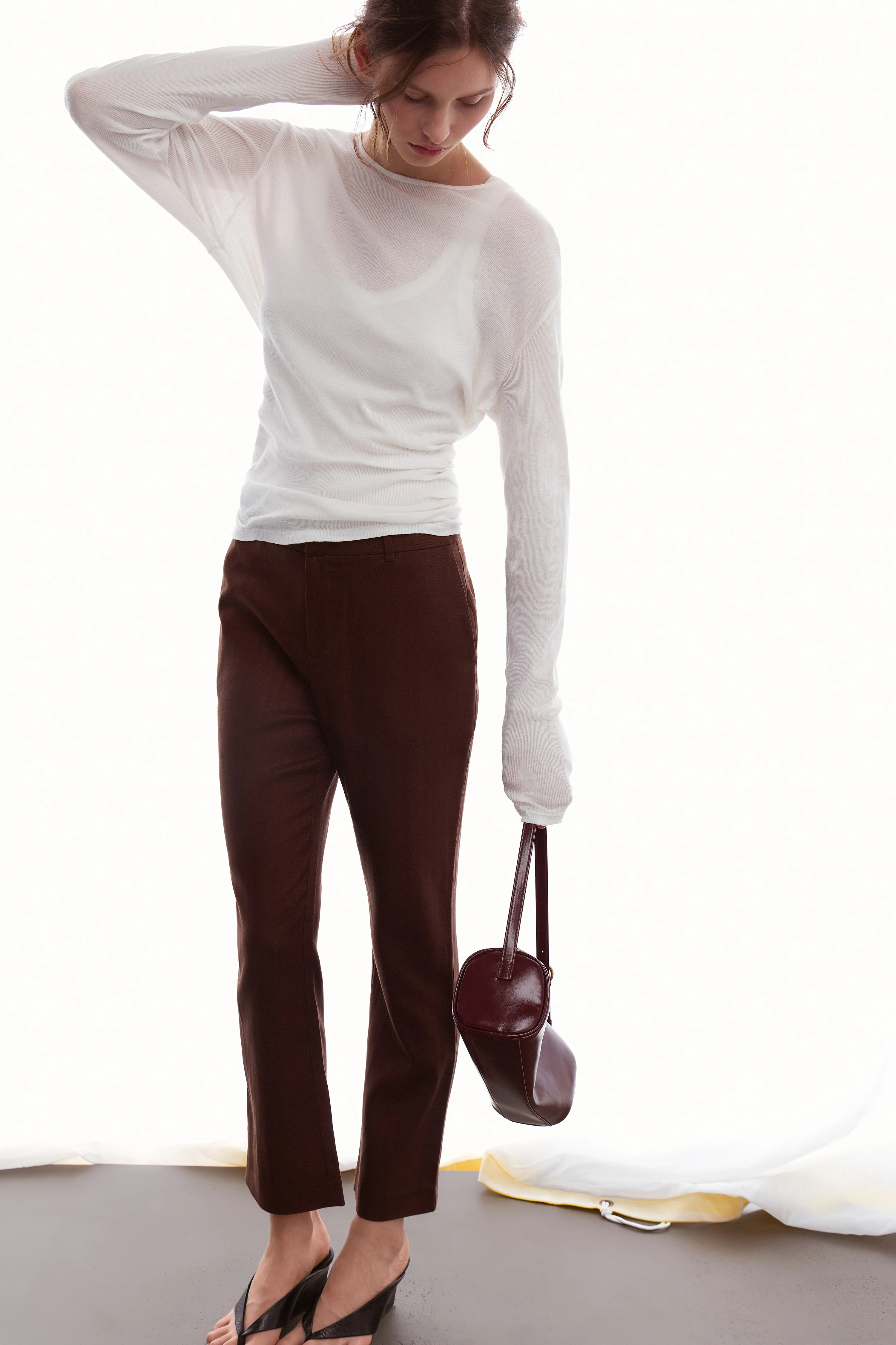 LYOCELL-LINEN TROUSERS
