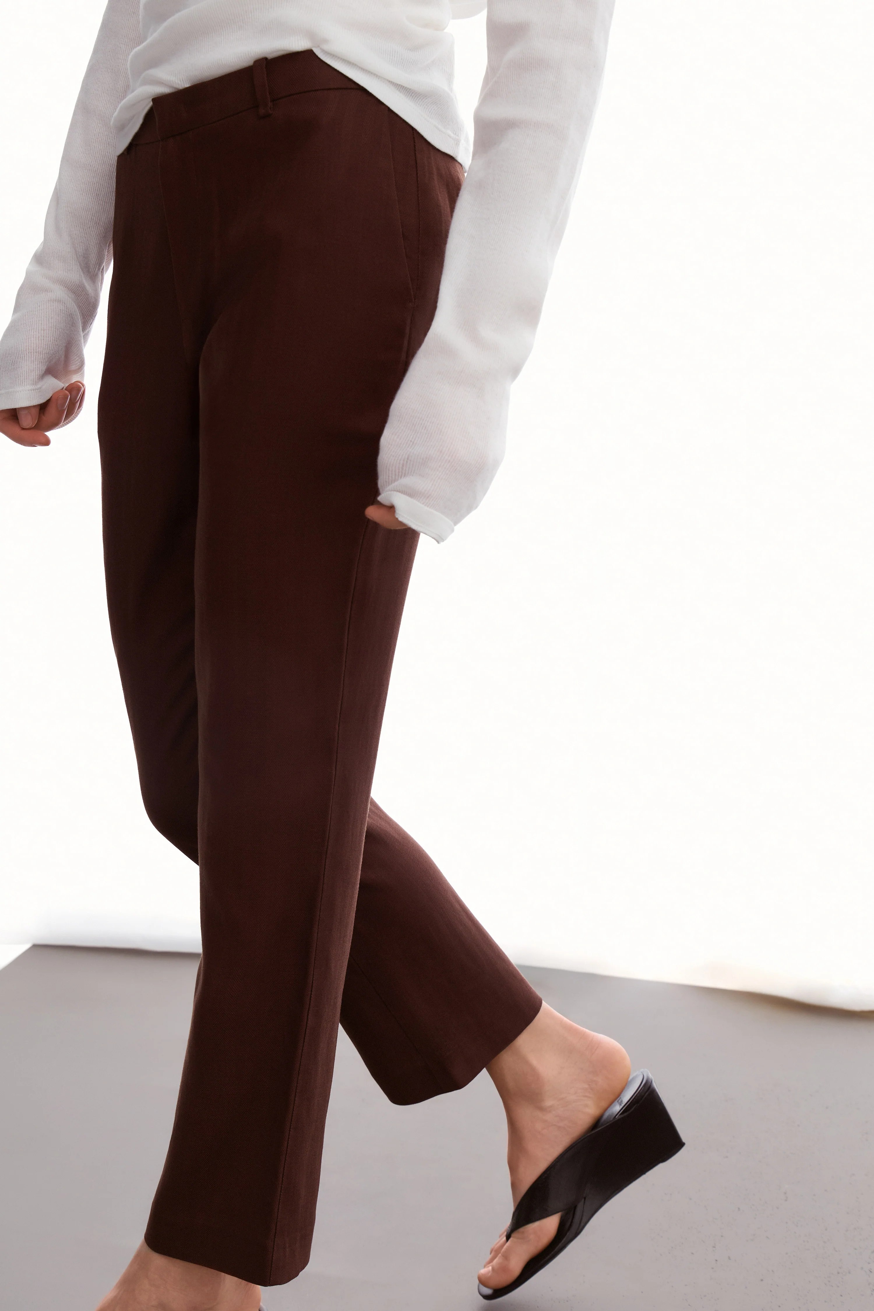 LYOCELL-LINEN TROUSERS - Image 2