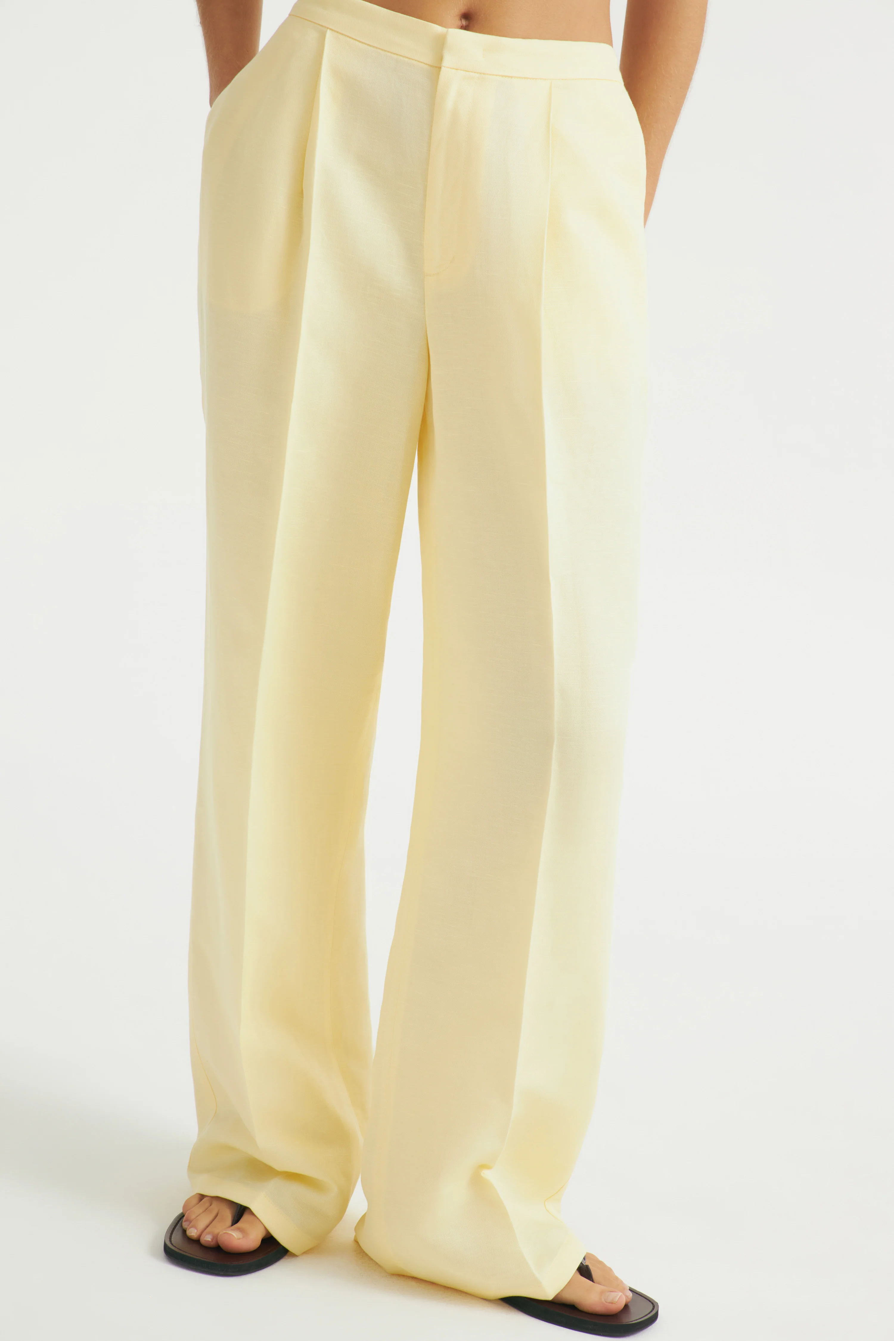 LYOCELL-LINEN TROUSERS - Image 4