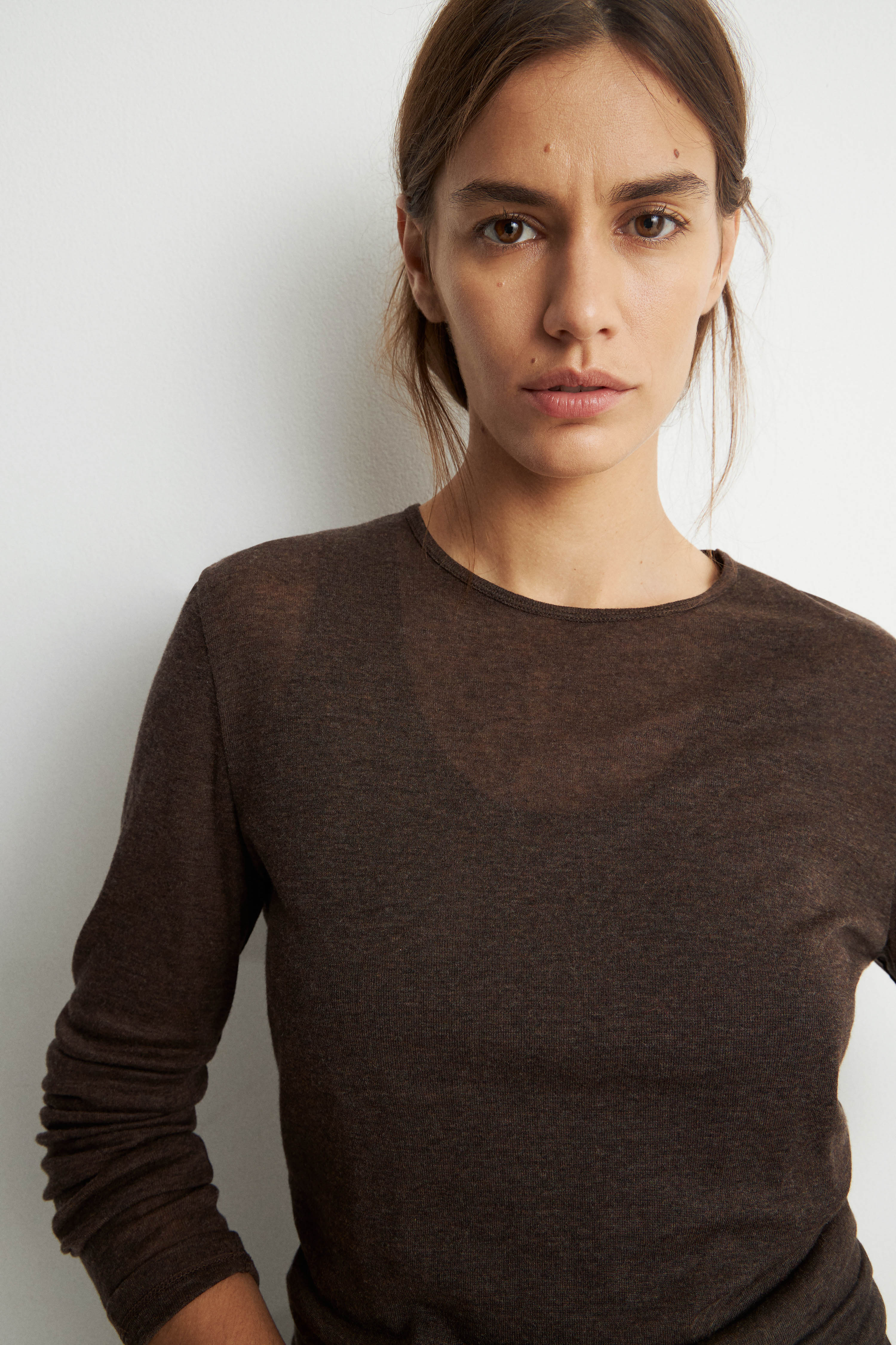 LYOCELL-WOOL LONG-SLEEVED T-SHIRT - Image 4
