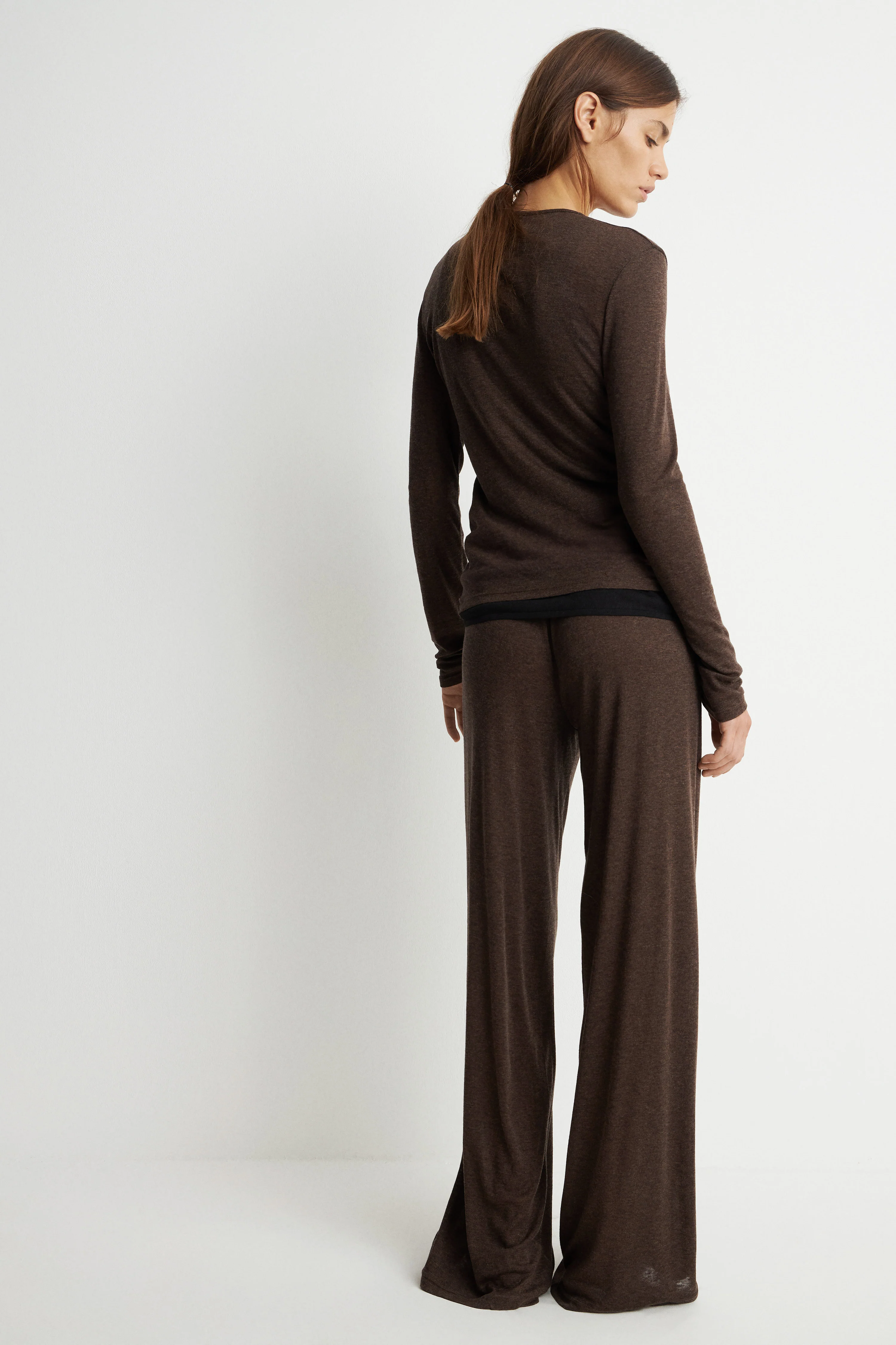LYOCELL-WOOL LONG-SLEEVED T-SHIRT - Image 6