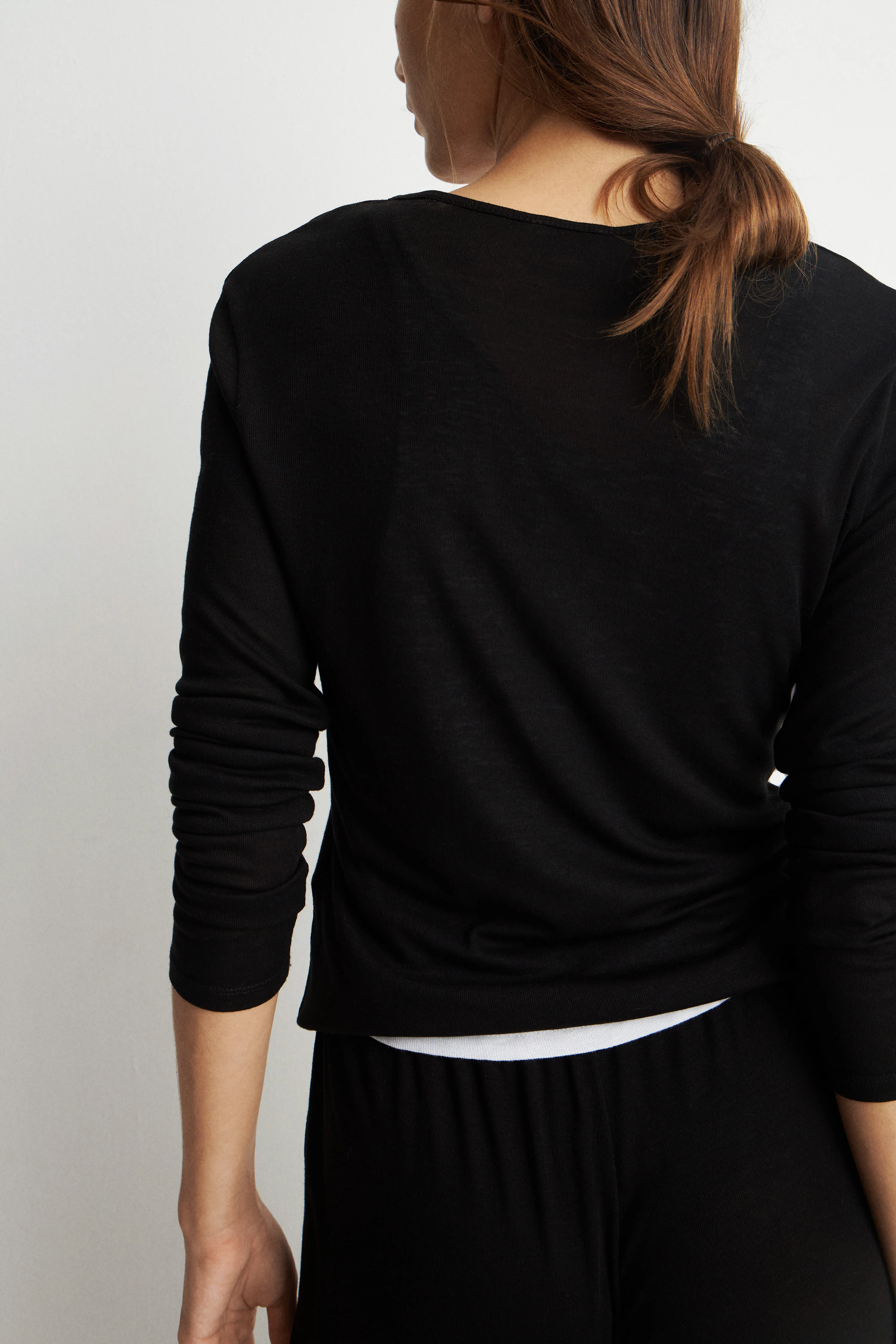 LYOCELL-WOOL LONG-SLEEVED T-SHIRT - Image 4