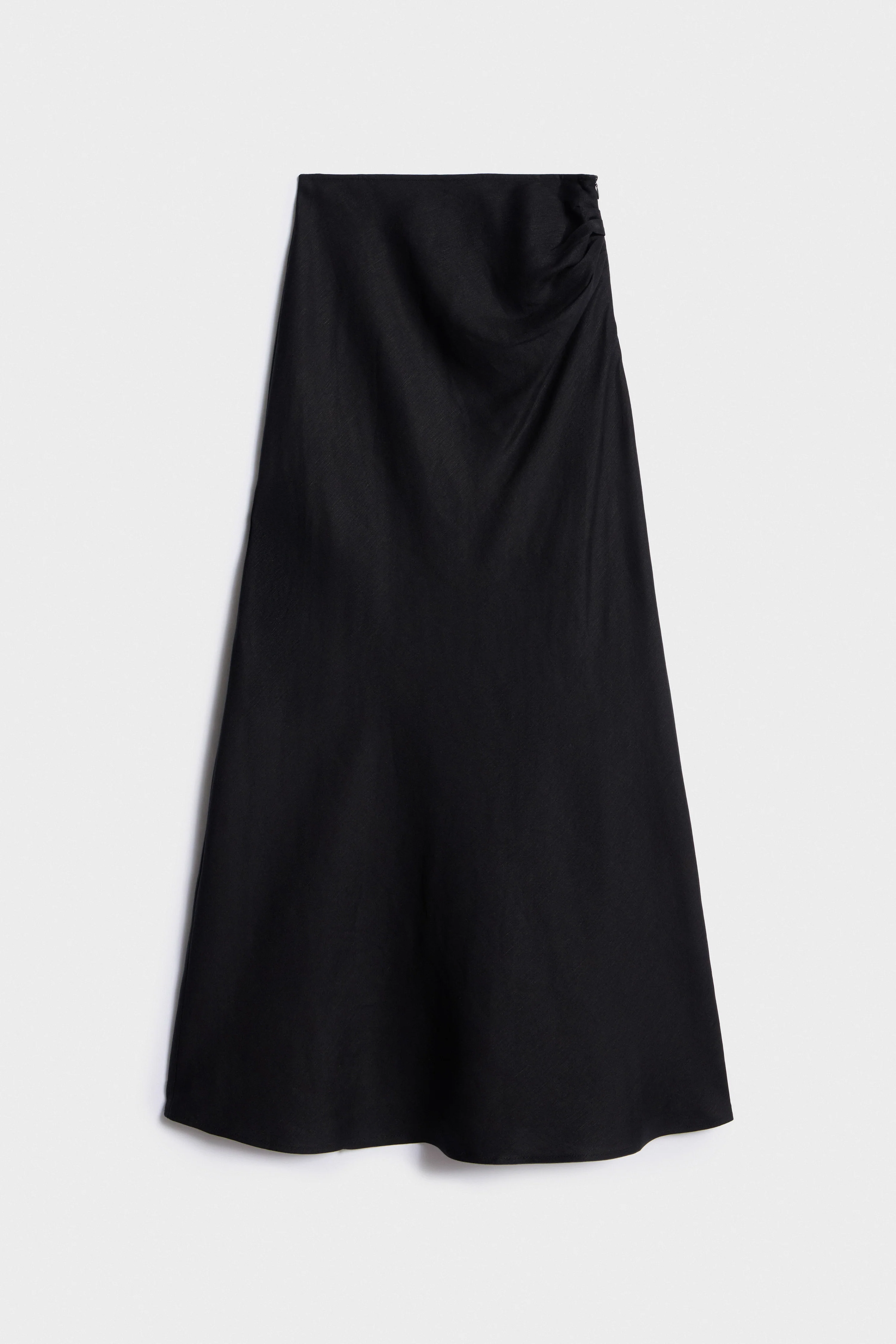 MAXI LINEN-VISCOSE SKIRT - Image 5