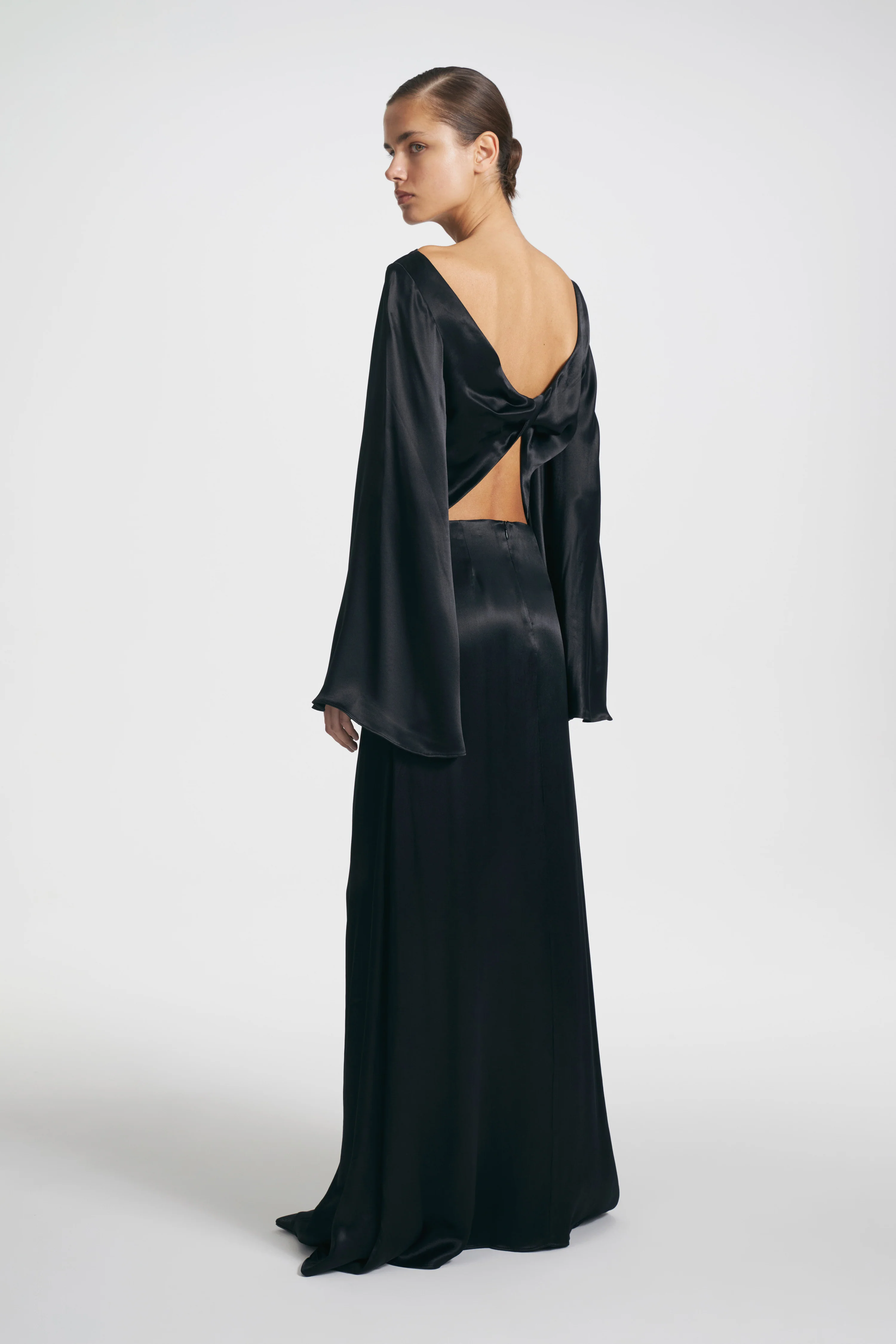 MAXI SATIN SKIRT - Image 4
