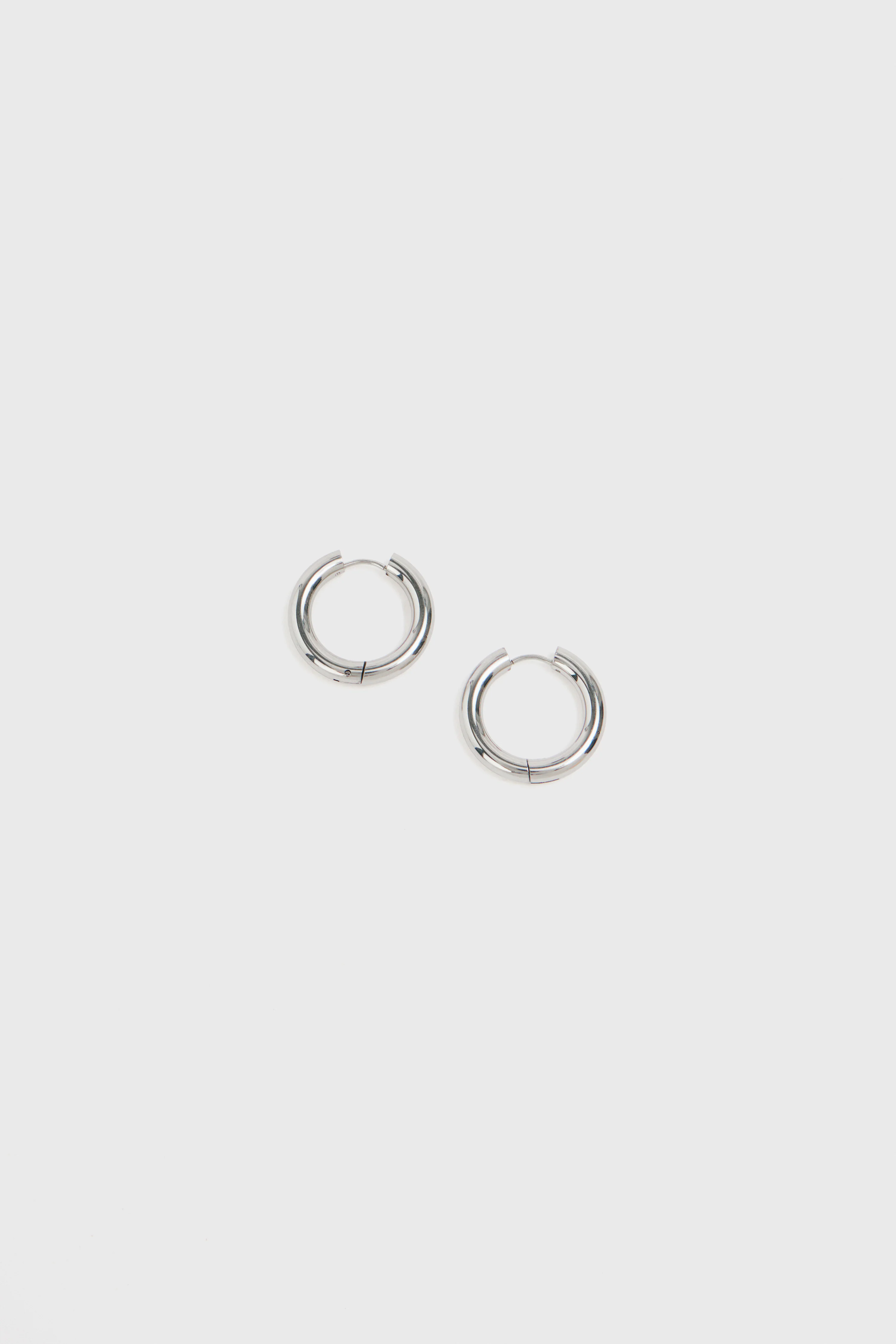 METAL HOOP EARRINGS - Image 3