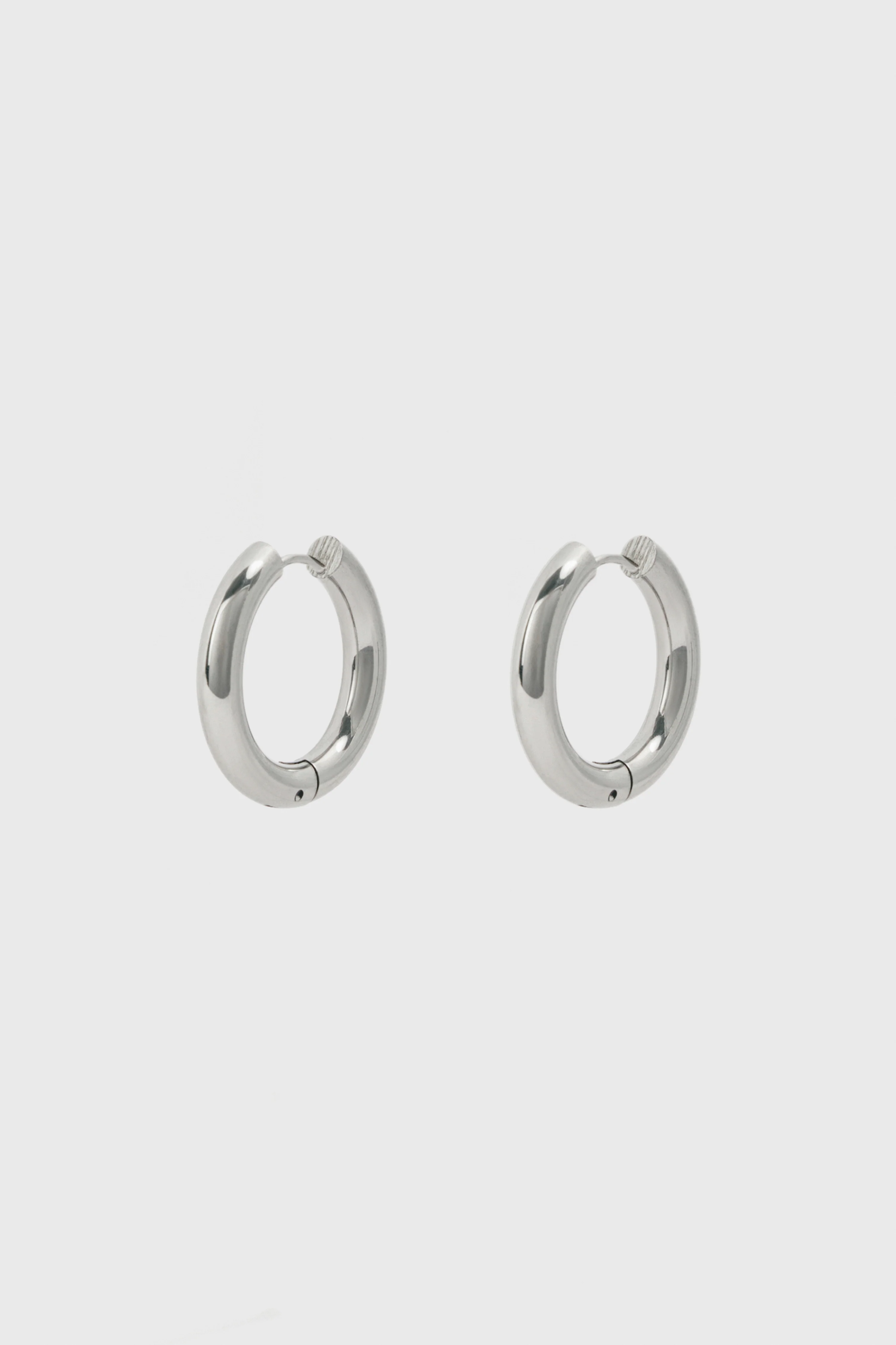 METAL HOOP EARRINGS - Image 4
