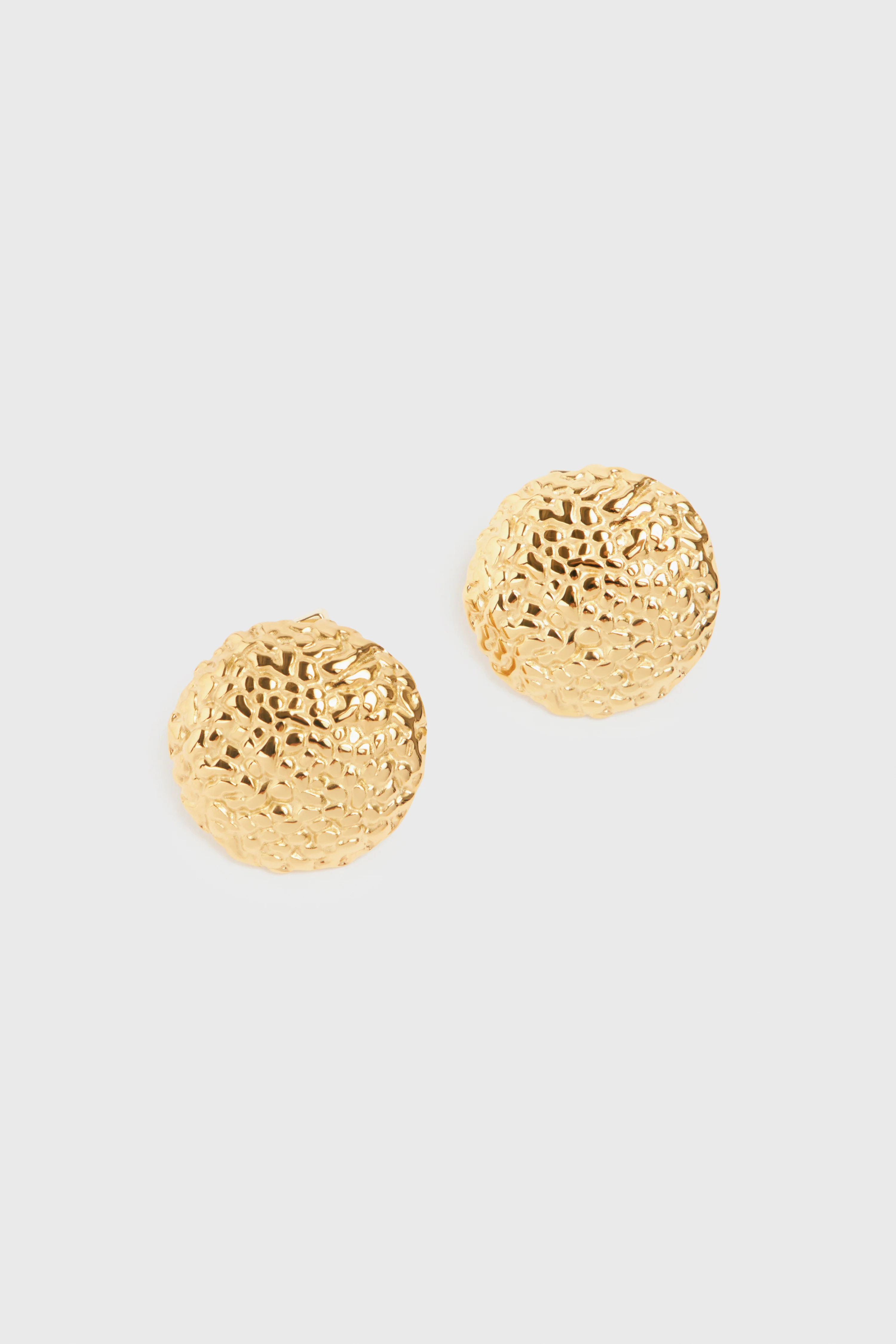METAL HOOP EARRINGS - Image 3