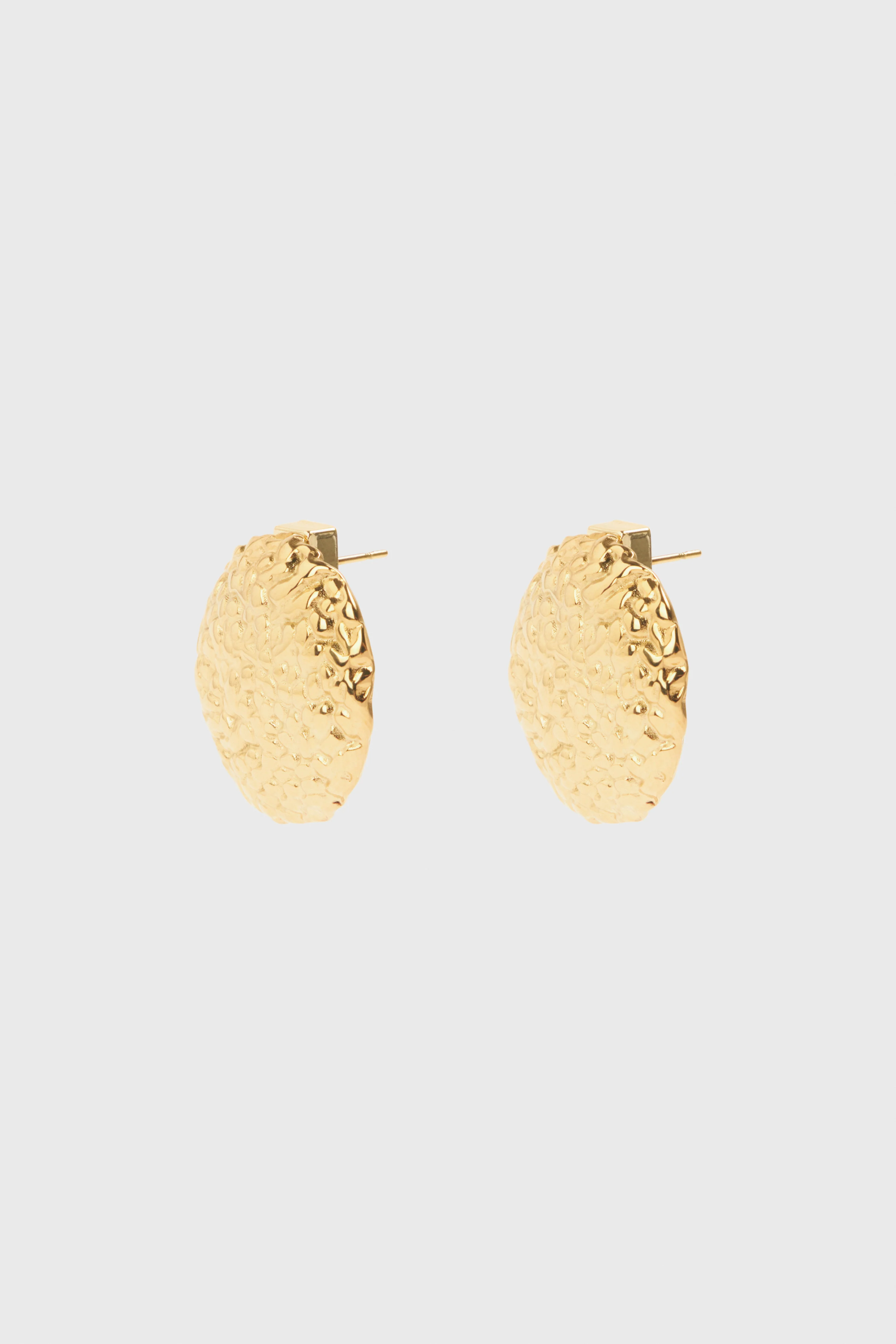 METAL HOOP EARRINGS - Image 4