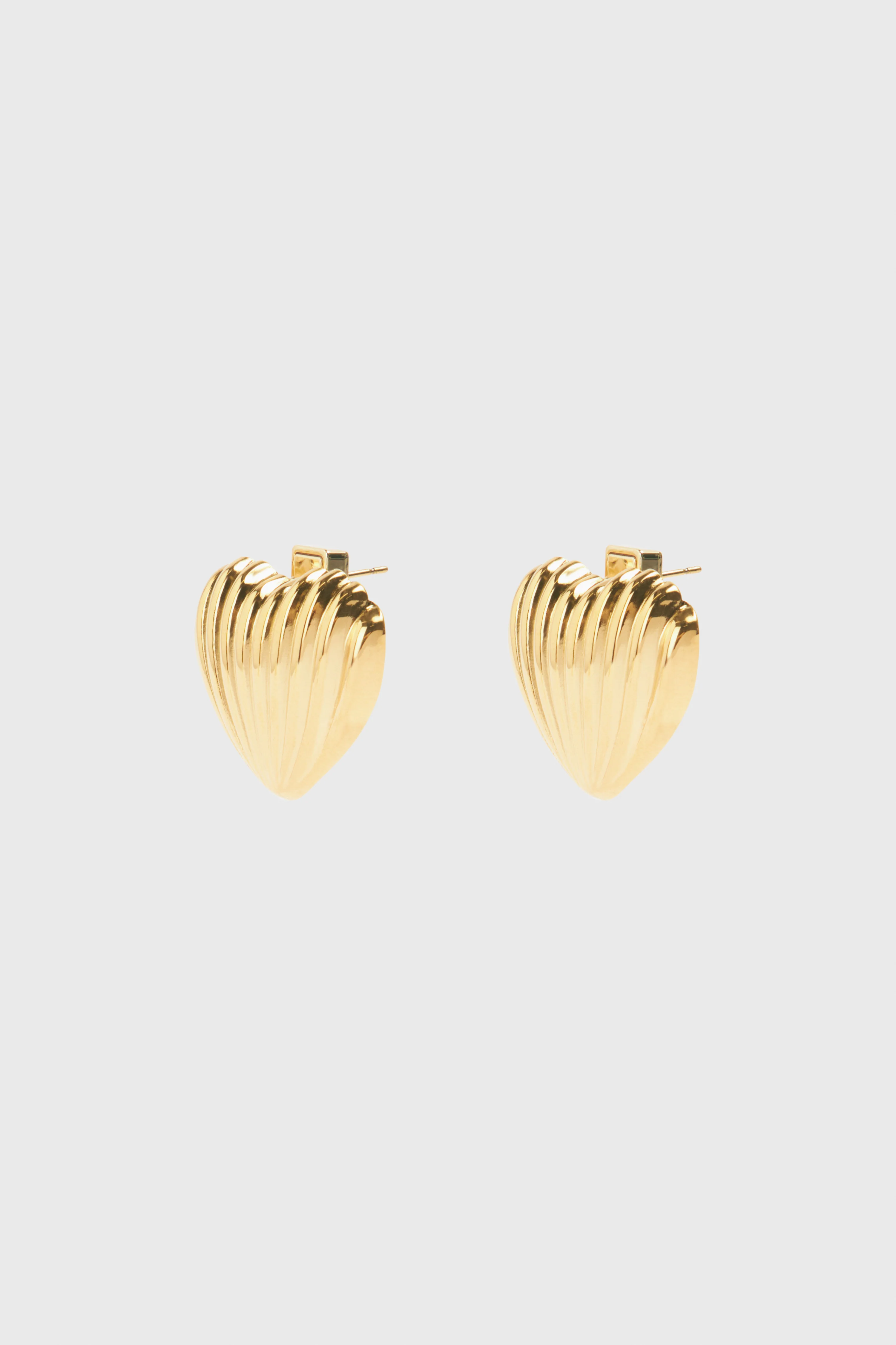 TEXTURED METAL EARRINGS - Image 4