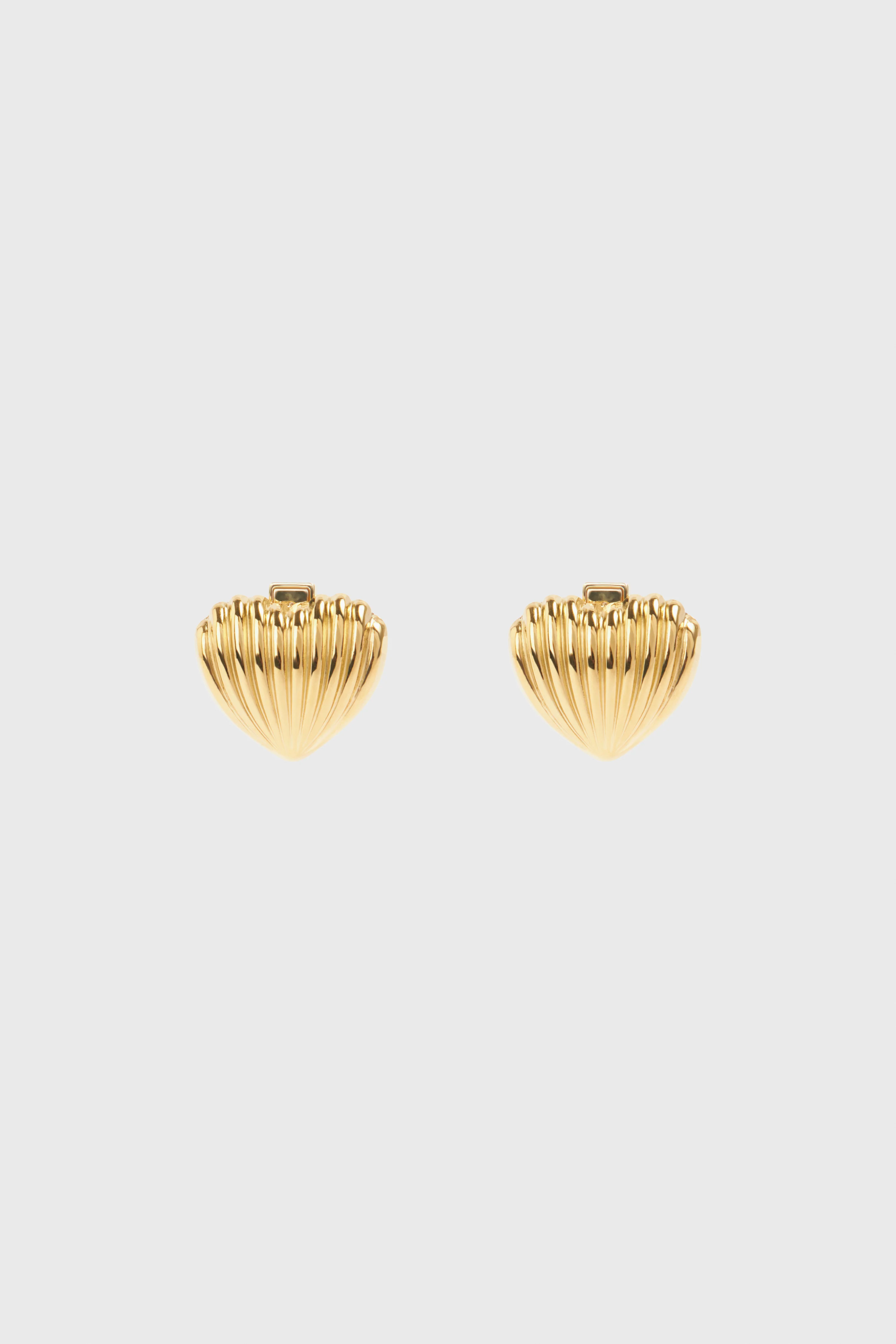 TEXTURED METAL EARRINGS - Image 5