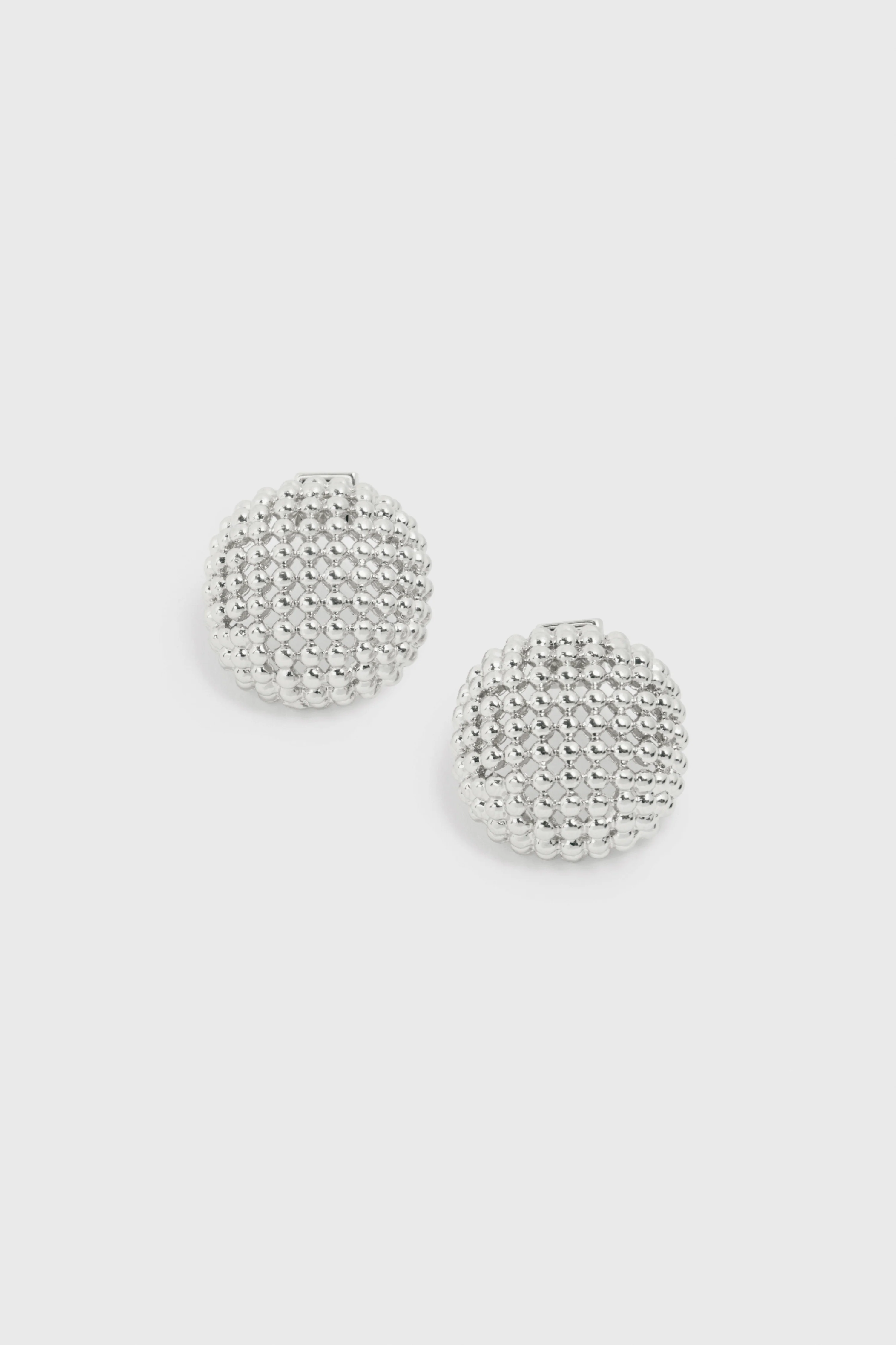TEXTURED METAL EARRINGS - Image 2