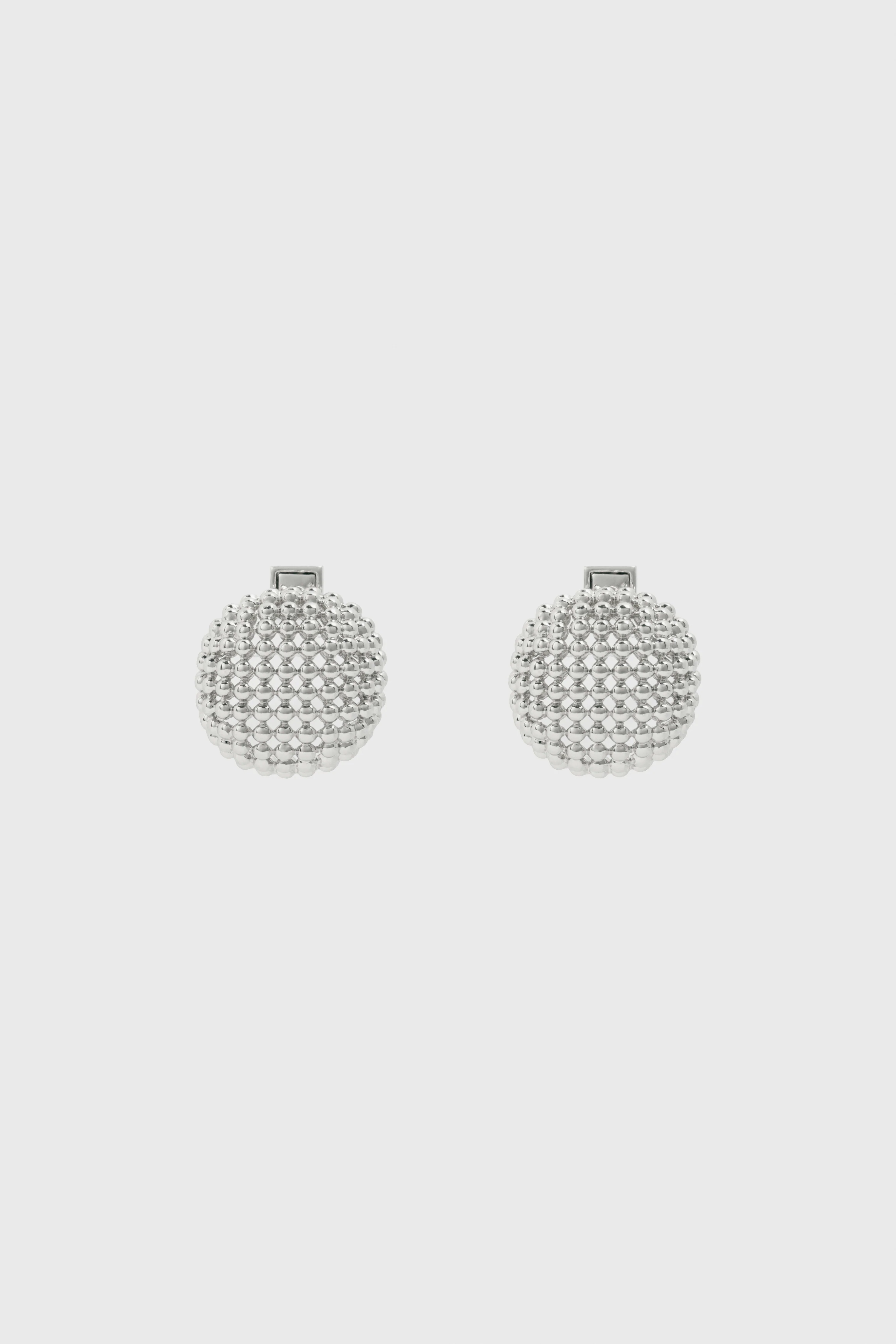 TEXTURED METAL EARRINGS - Image 4