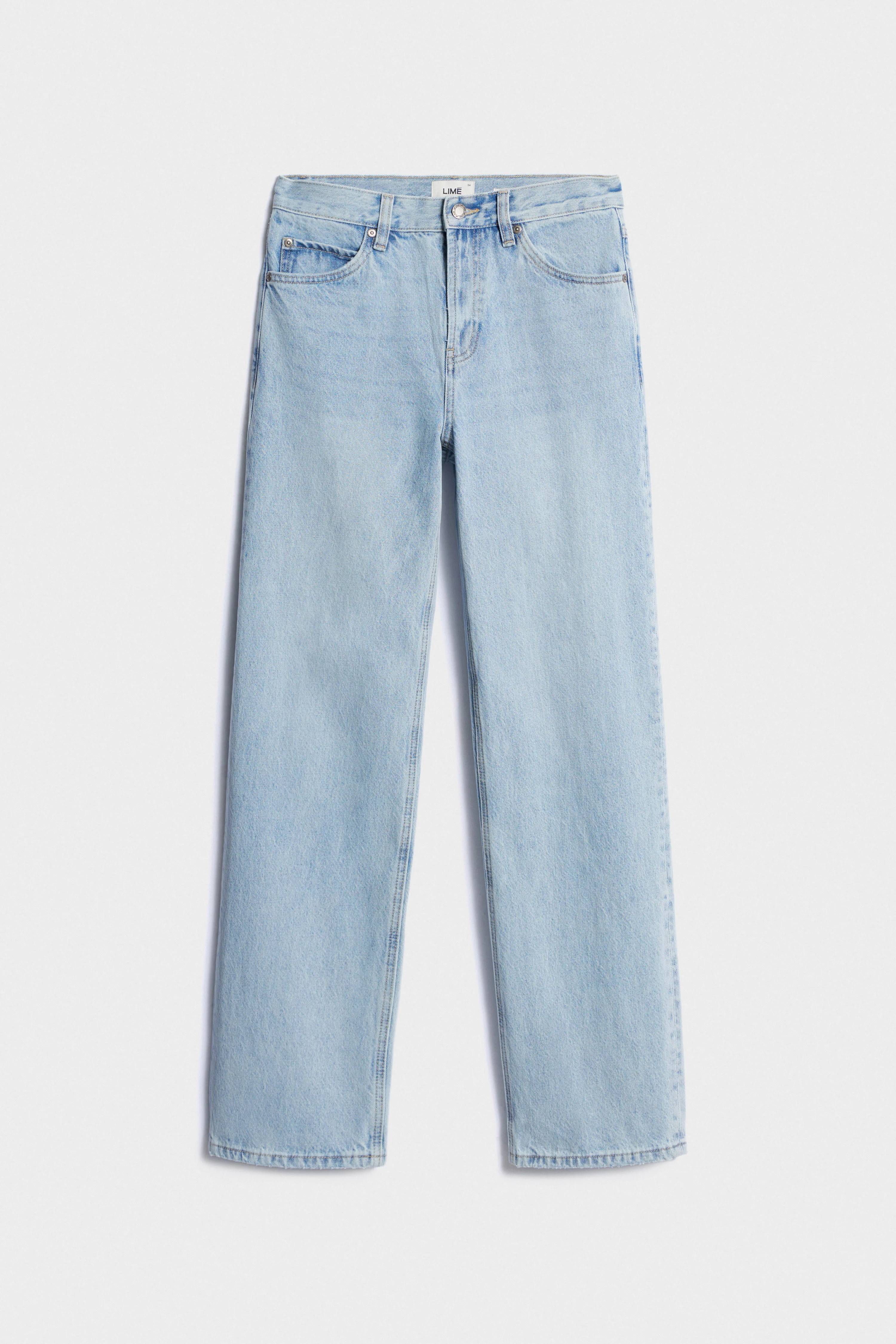 MID-WAIST RELAXED FIT JEANS - Image 5