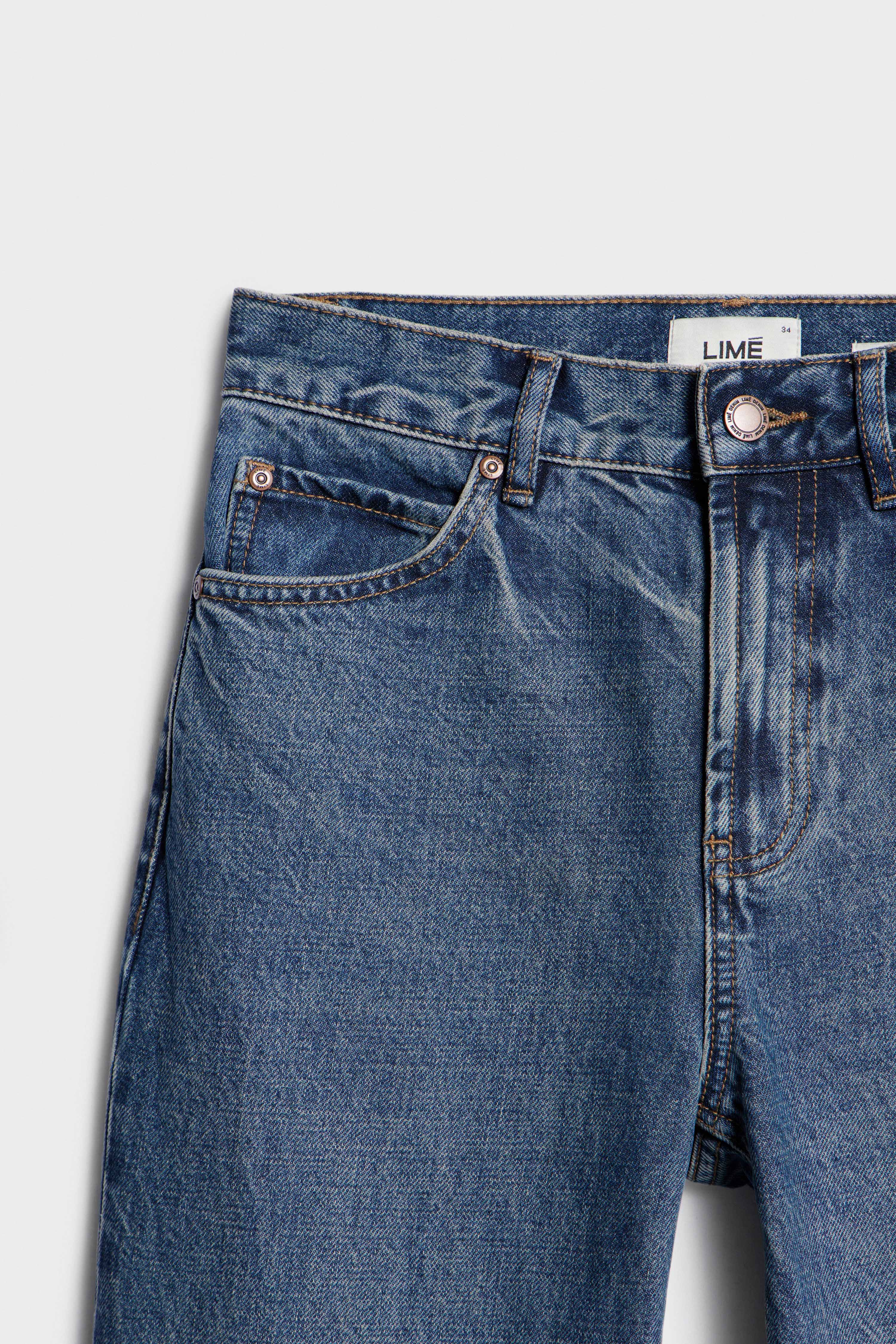 MID-WAIST RELAXED FIT JEANS - Image 9