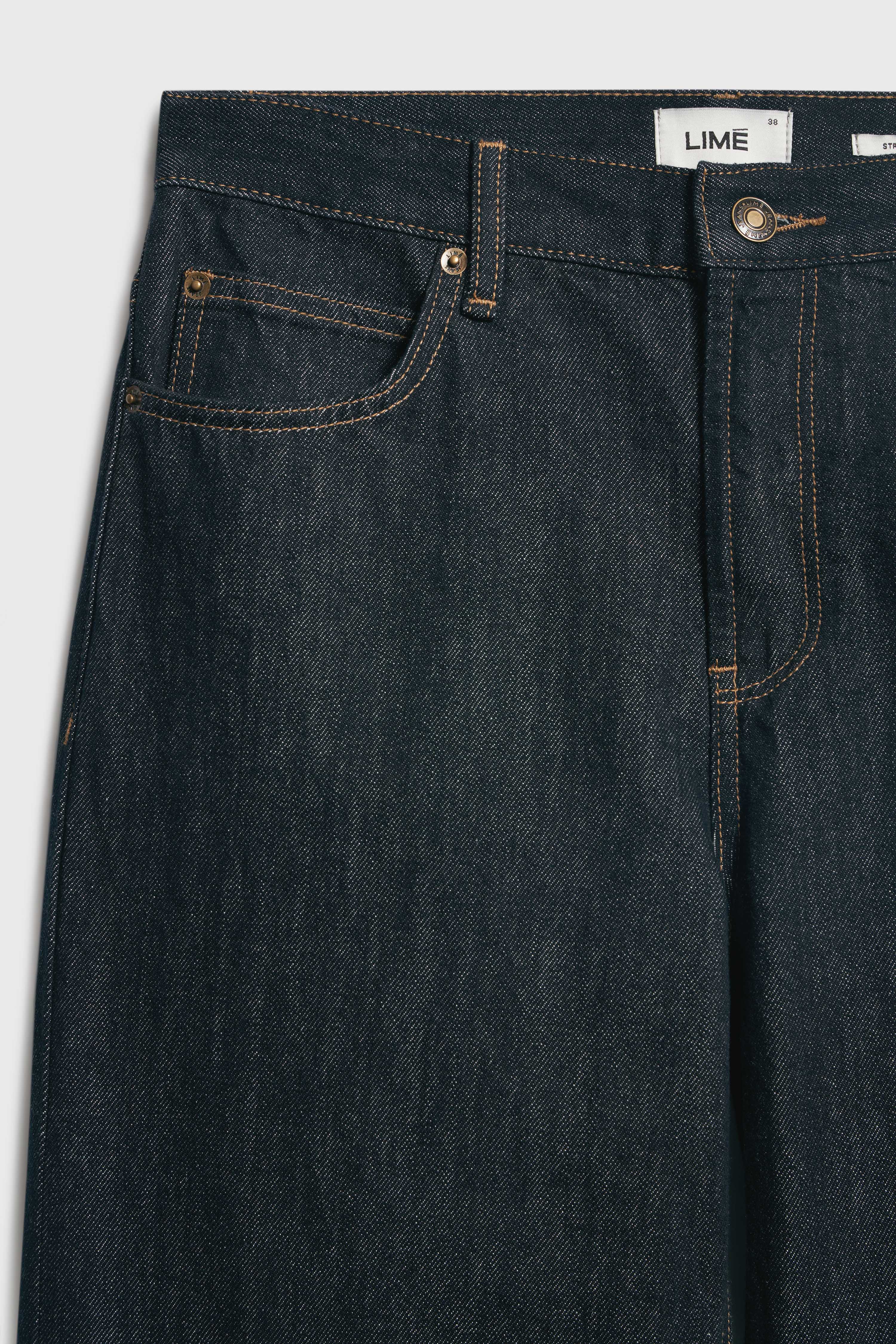 MID-WAIST STRAIGHT FIT JEANS - Image 8