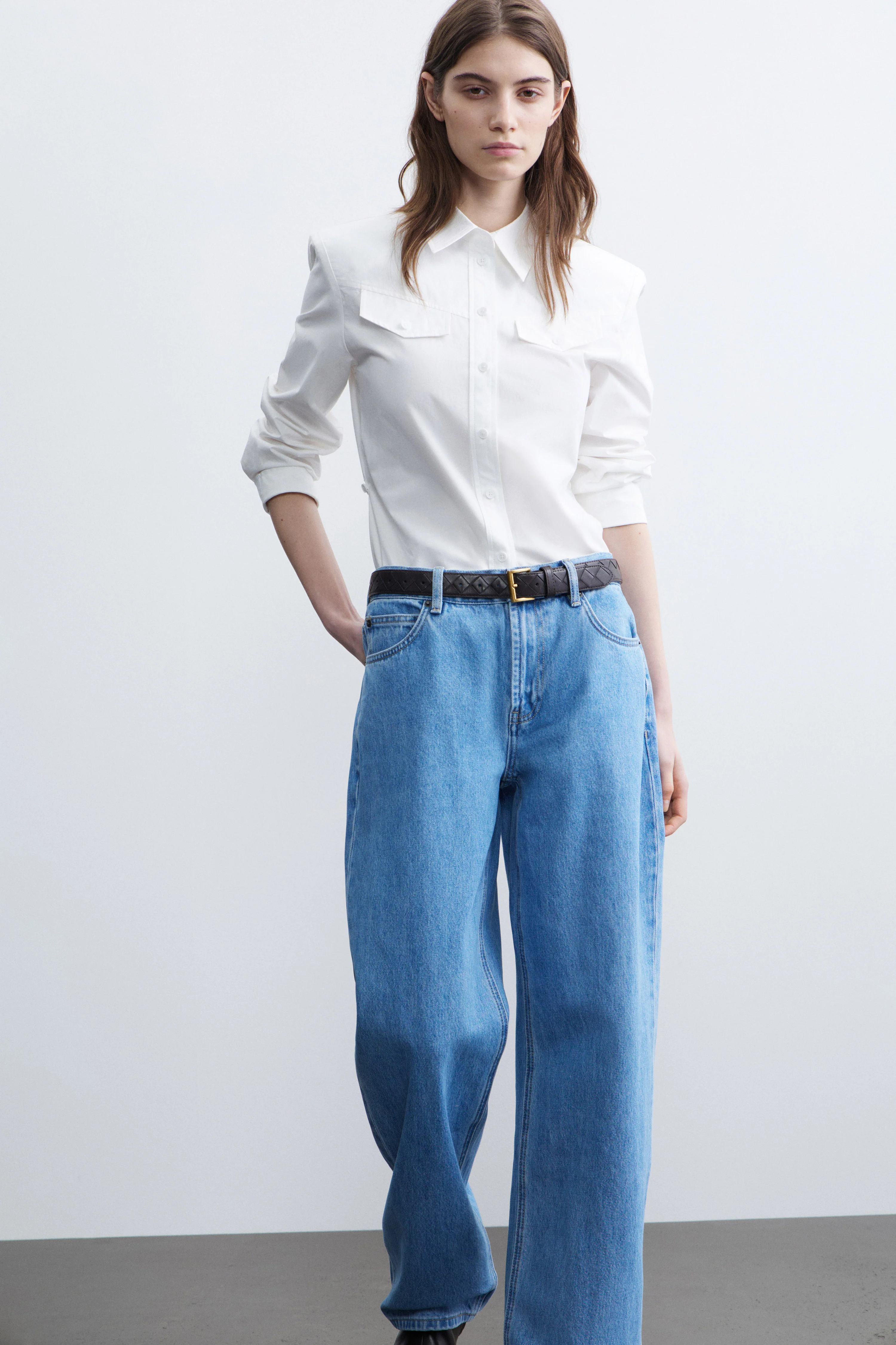 MID-WAIST STRAIGHT FIT JEANS - Image 3