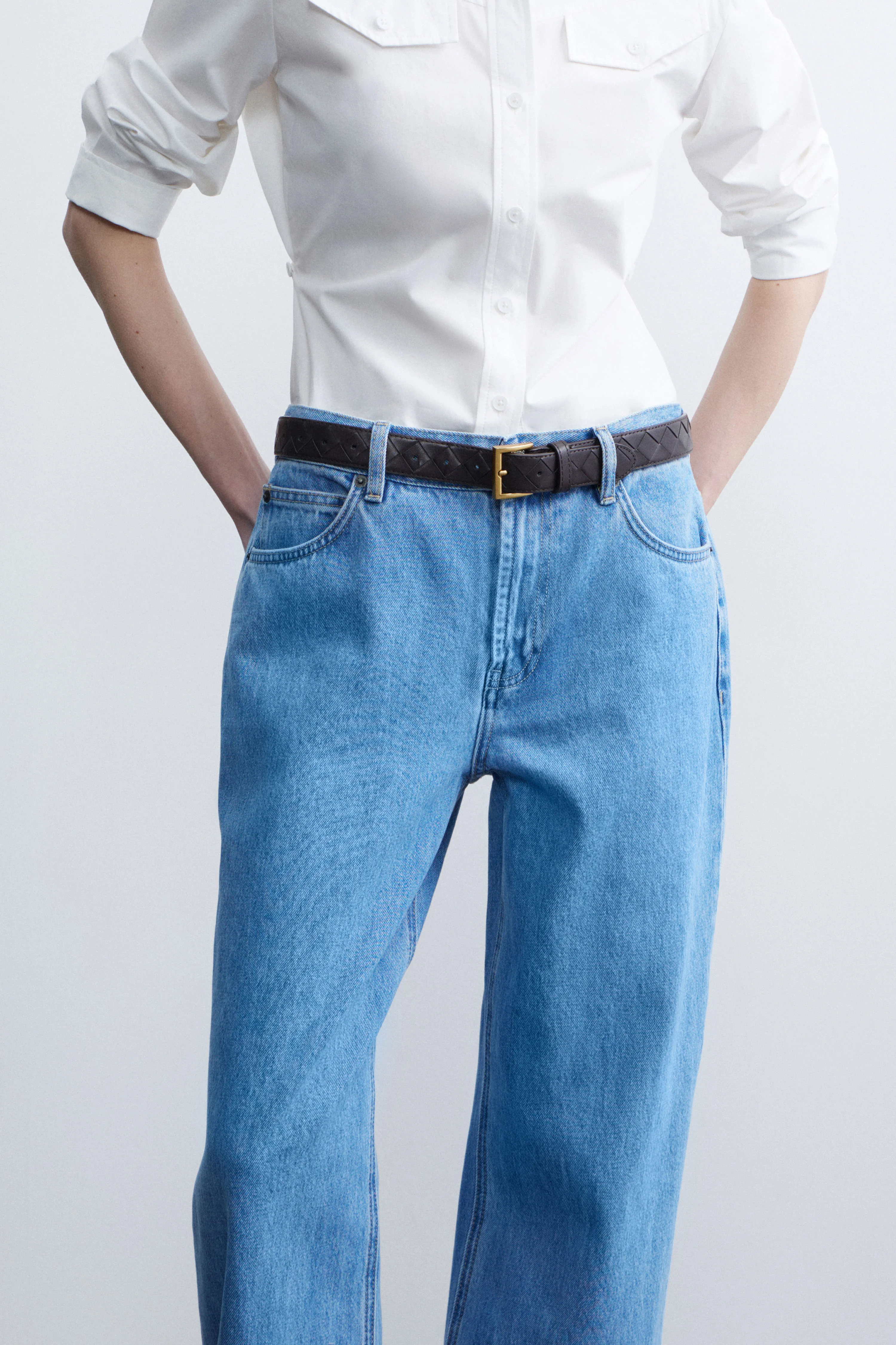 MID-WAIST STRAIGHT FIT JEANS - Image 4