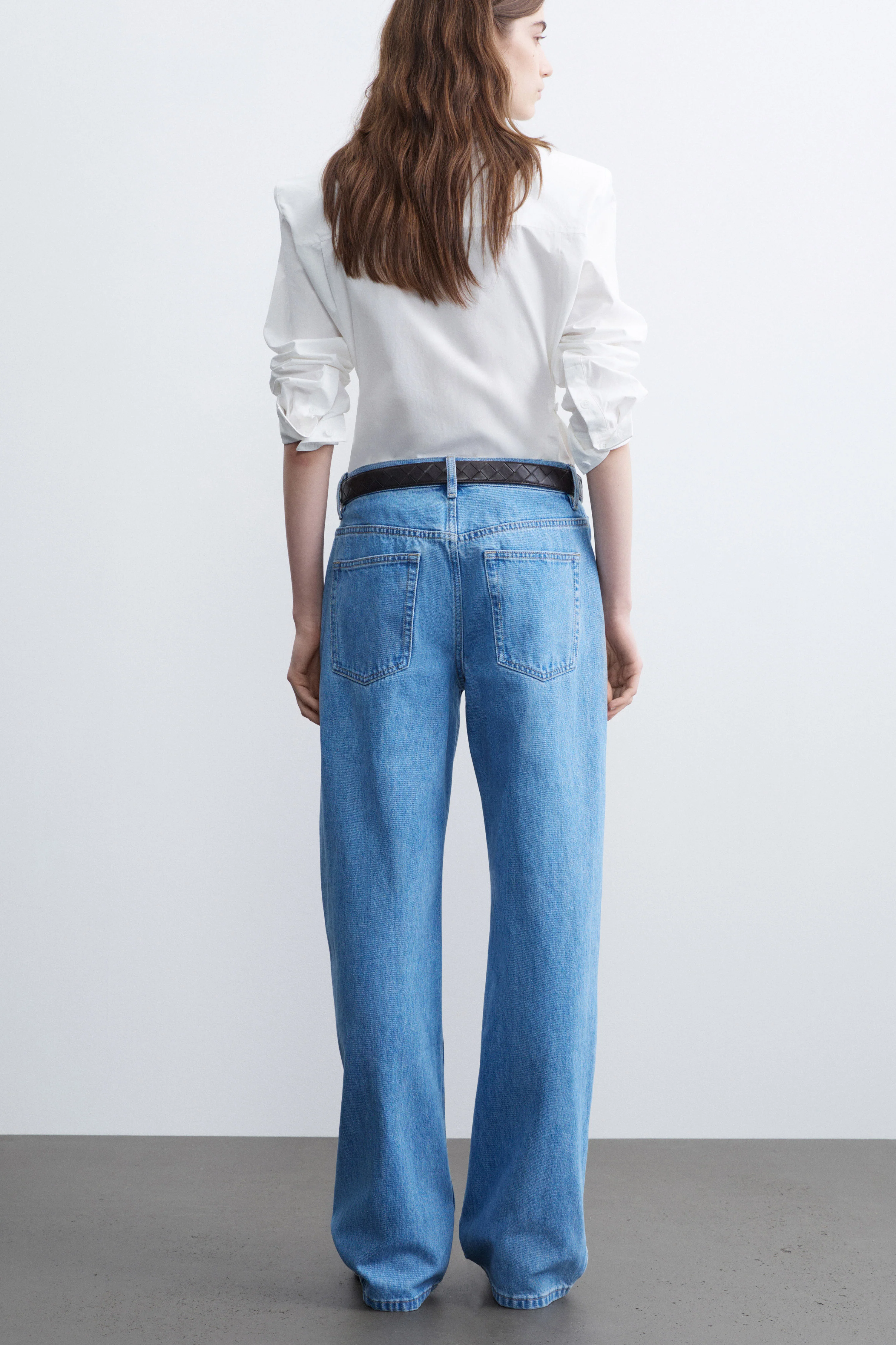 MID-WAIST STRAIGHT FIT JEANS - Image 5