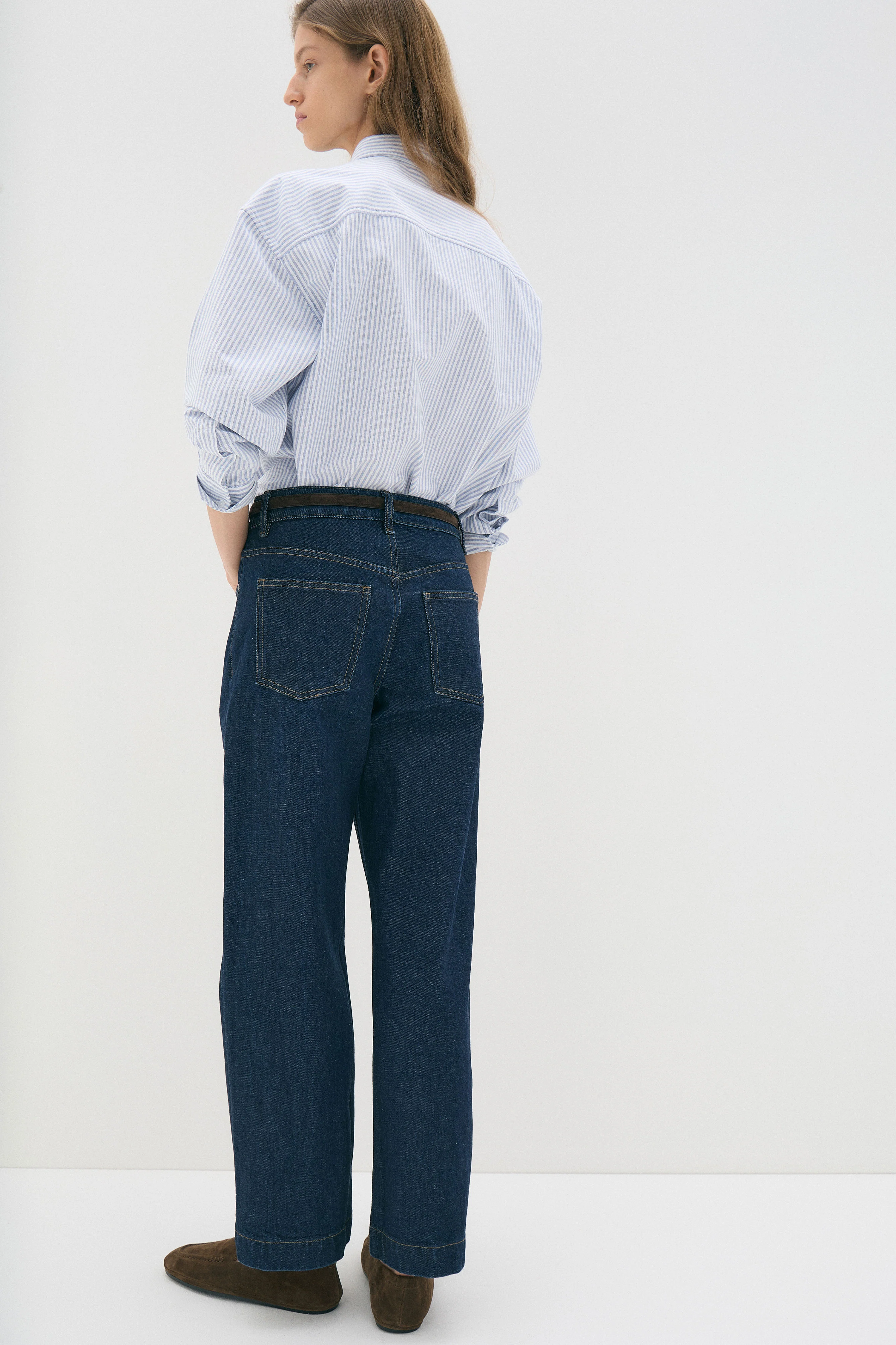MID-WAIST STRAIGHT-FIT JEANS - Image 5