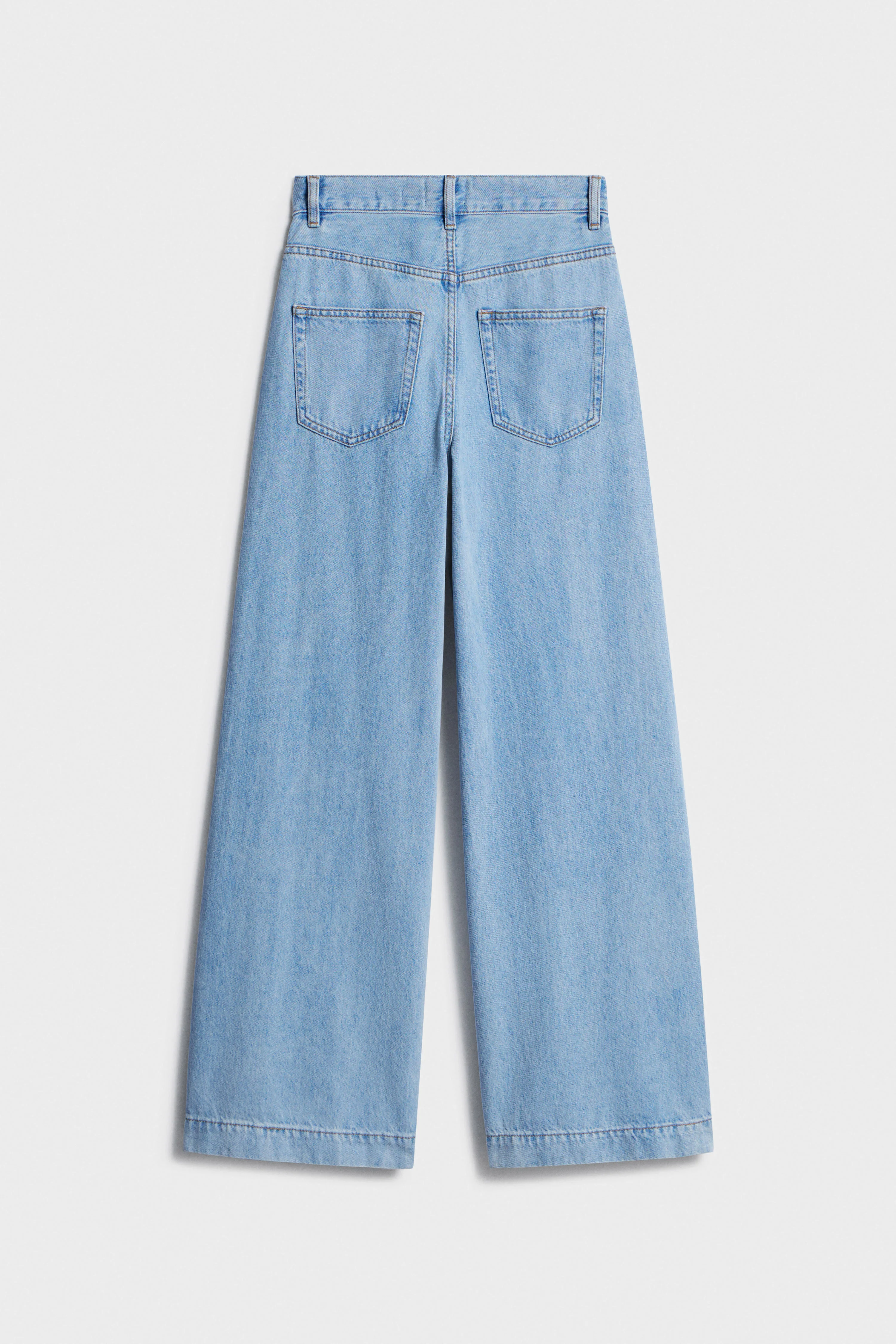 MID-WAIST WIDE-LEG JEANS - Image 7